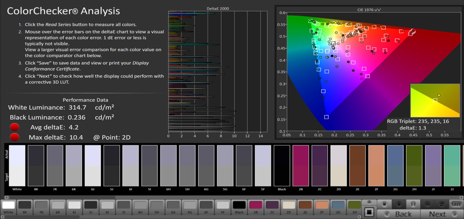 خطای رنگ در حالت پیش‌فرض و فضای رنگ sRGB - مدیاپد T5 هواوی