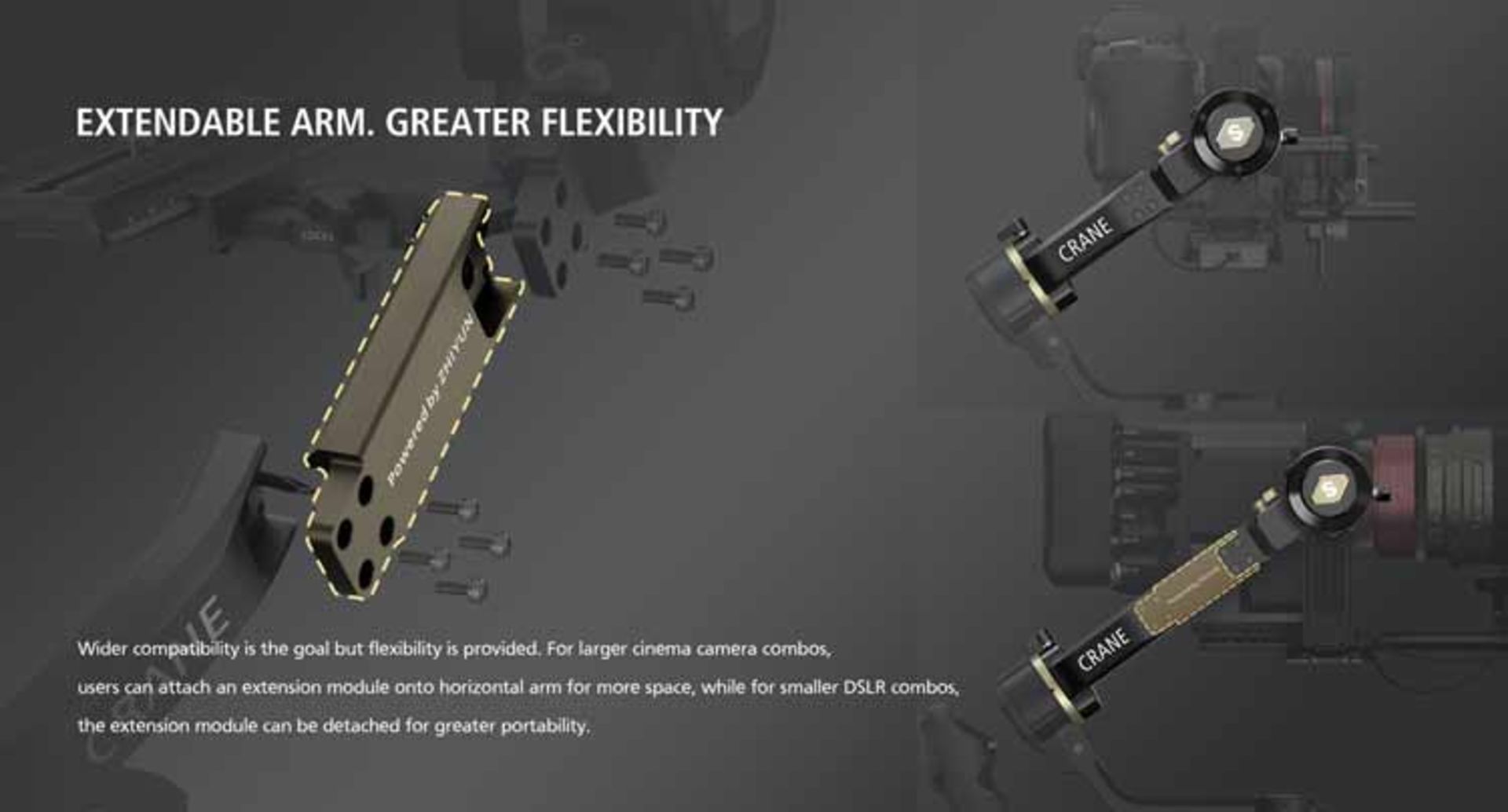 Zhiyun CRANE 3S Gimbal/گیمبال کرین ۳اس ژیون