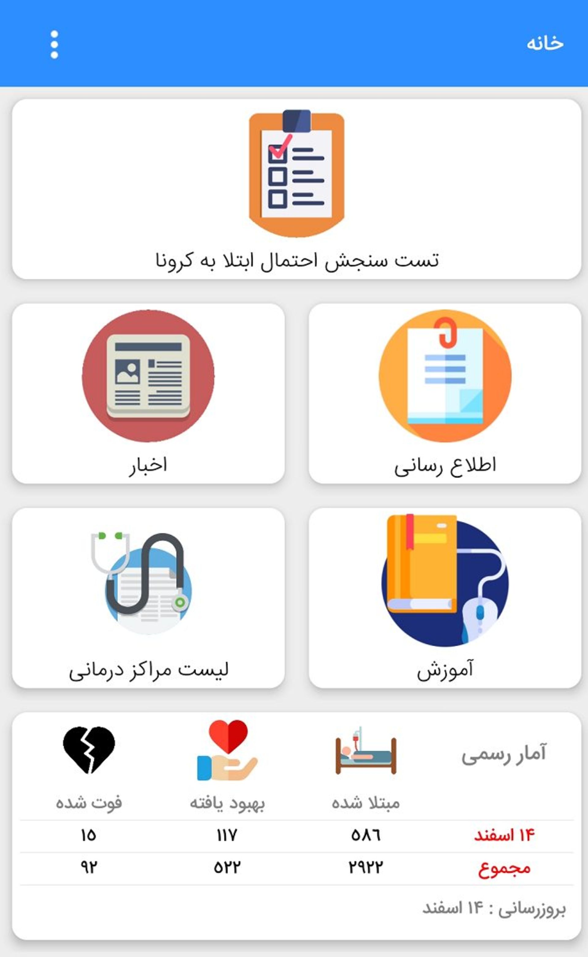 زوم اپ: سامانه مقابله با کرونا
