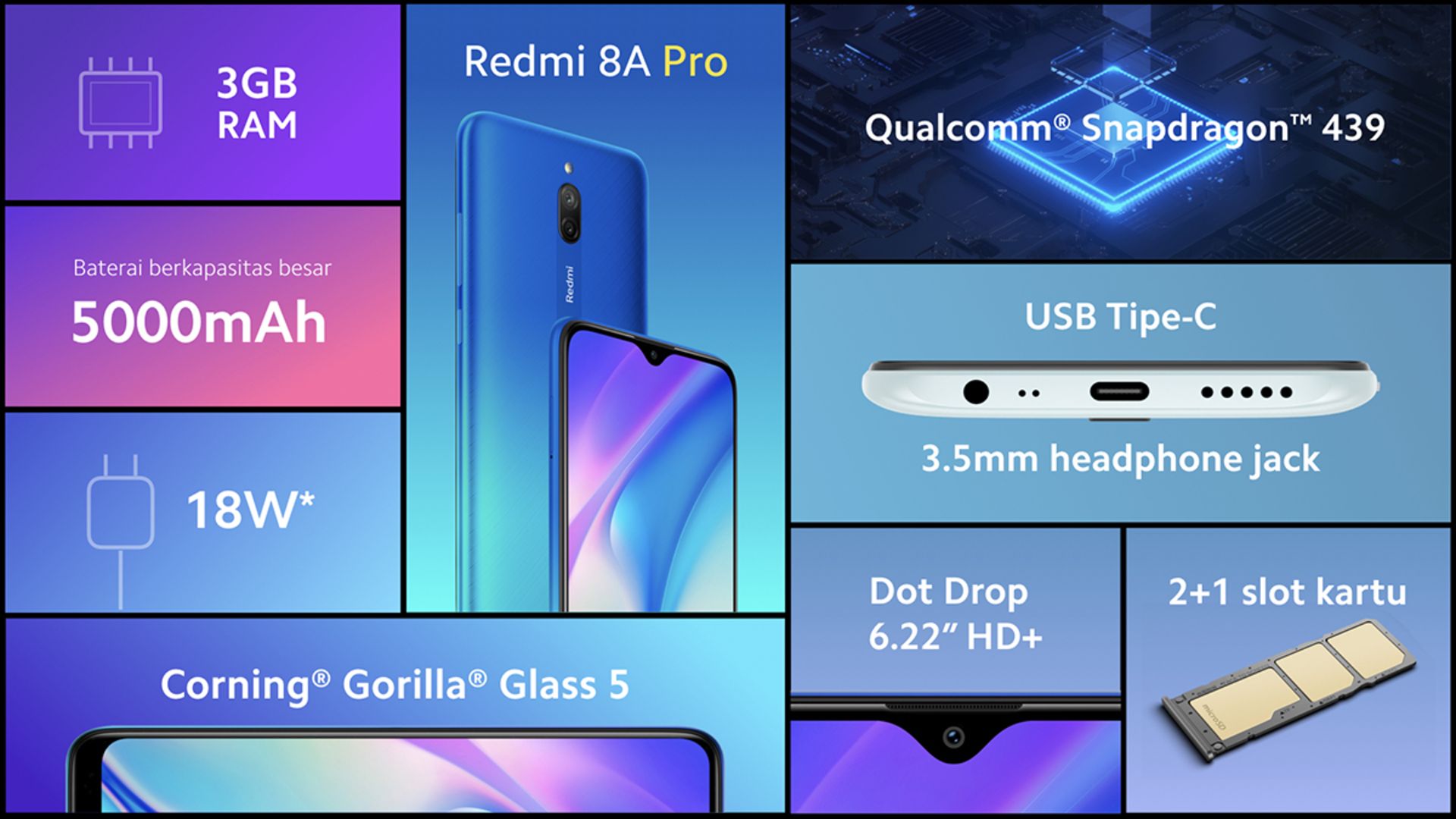 ردمی 8 ای پرو شیائومی / Xiaomi Redmi 8A Pro