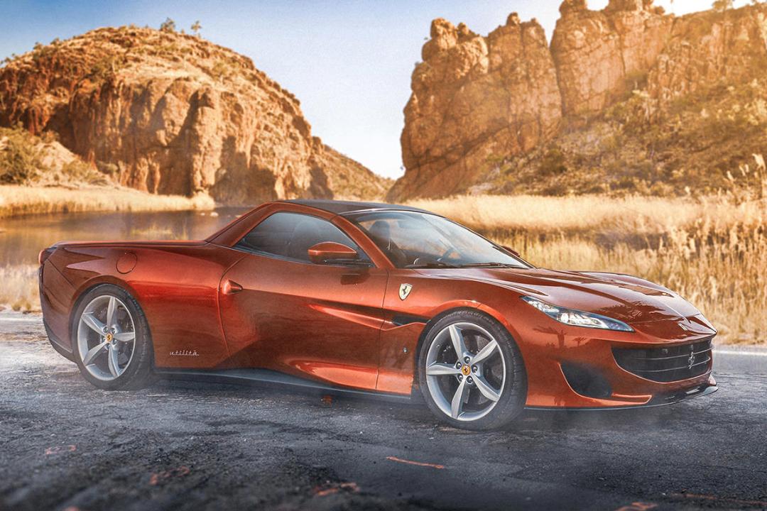 Ferrari ute render