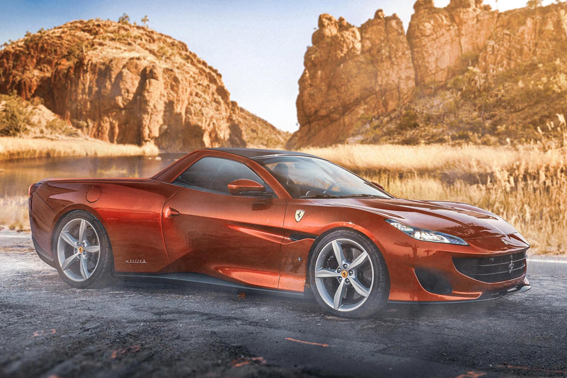 Ferrari ute render