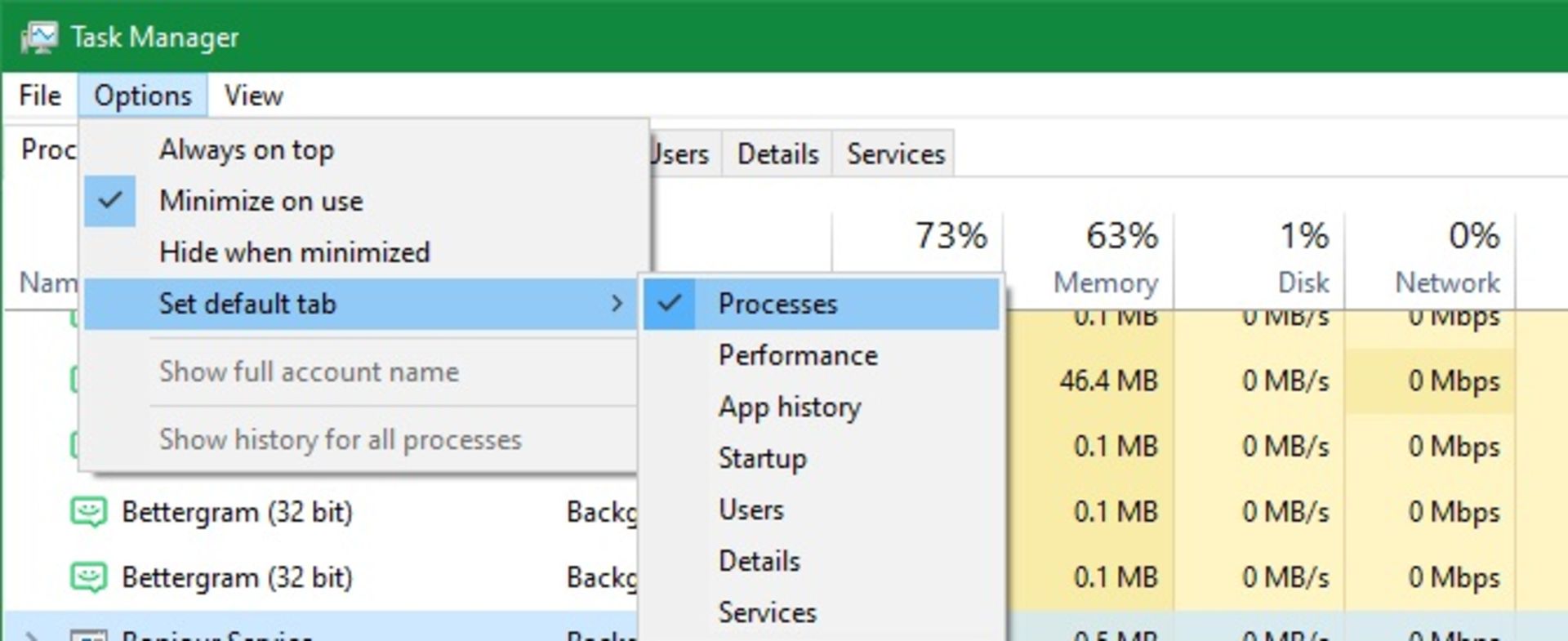 ترفندهای Task Manager - 7