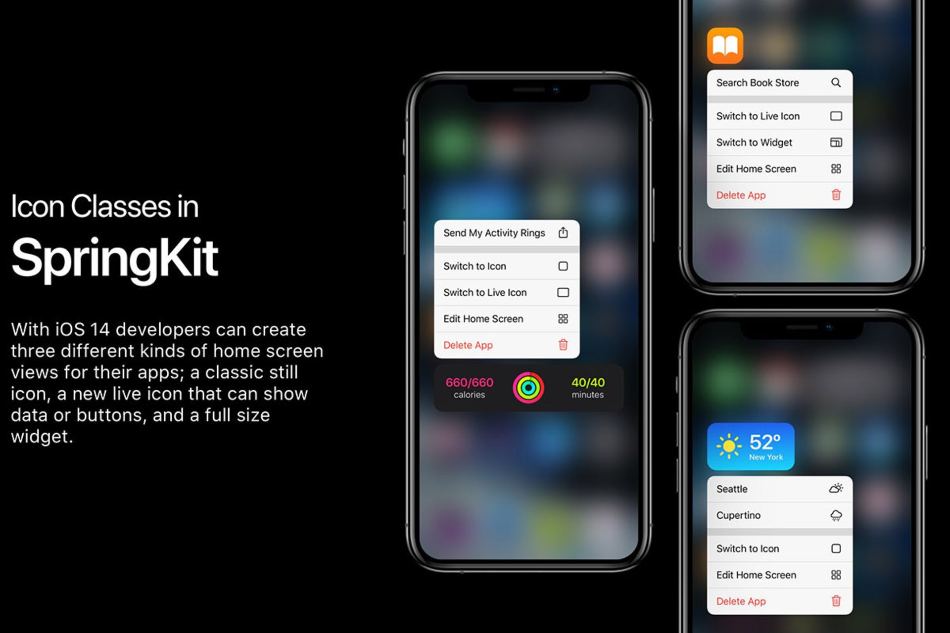 ویجت اپل / iOS widget