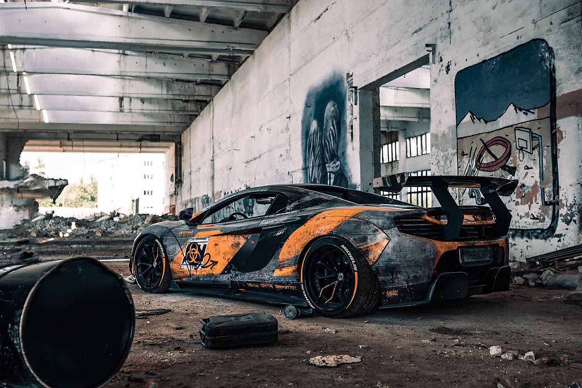 مک‌لارن 650S اسپایدر با تیونینگ لیبرتی واک