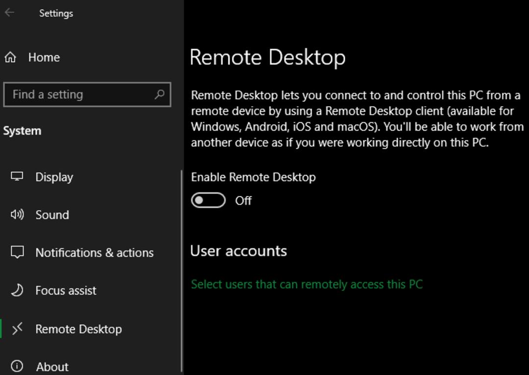 remote desktop