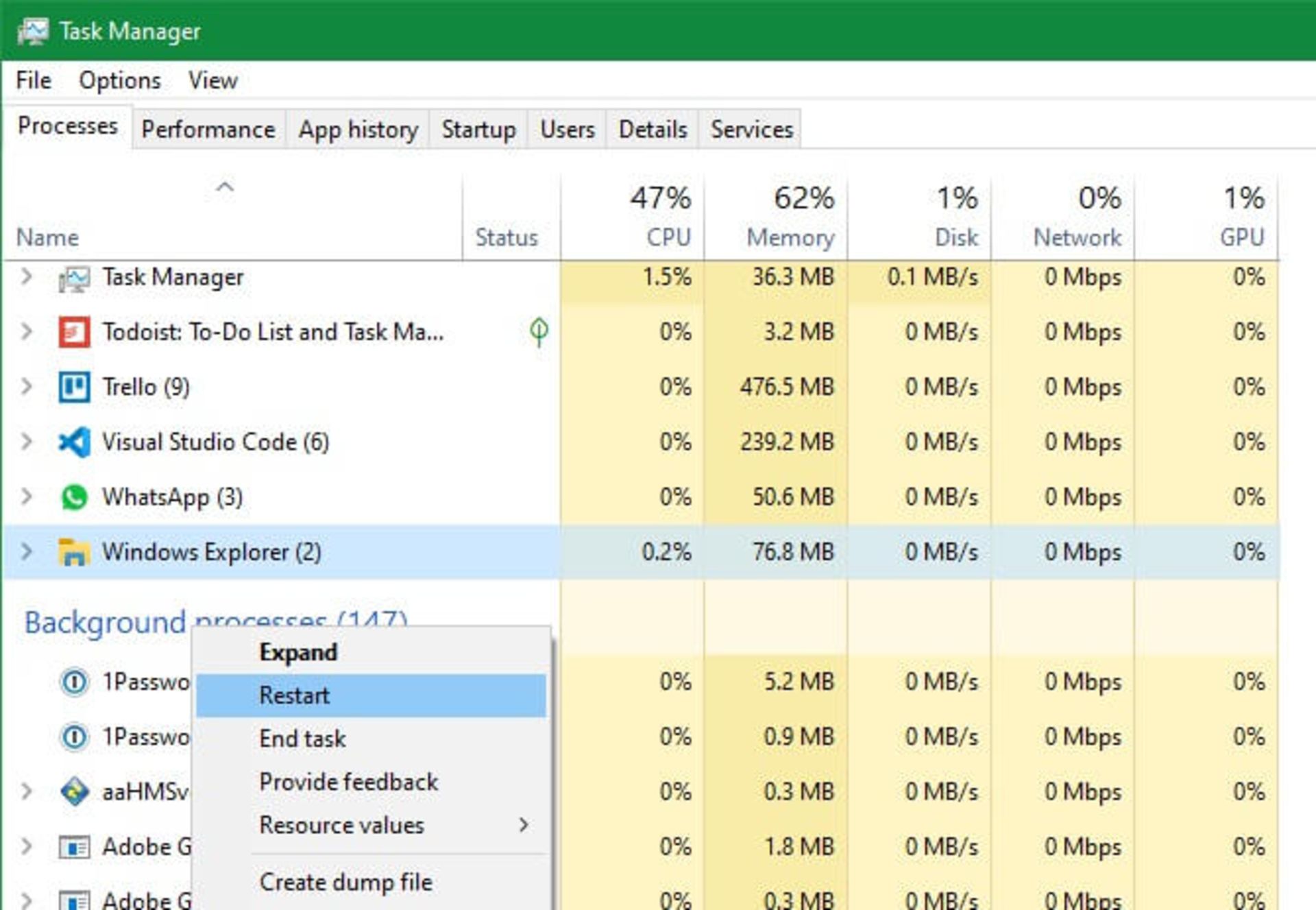 ترفندهای Task Manager - 2