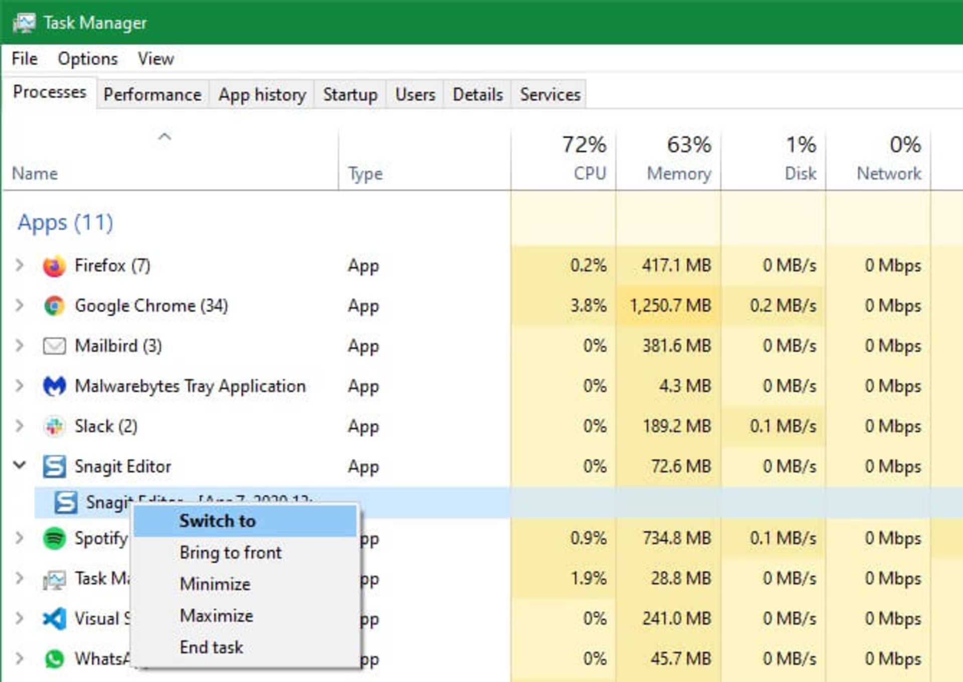 ترفندهای Task Manager - 5