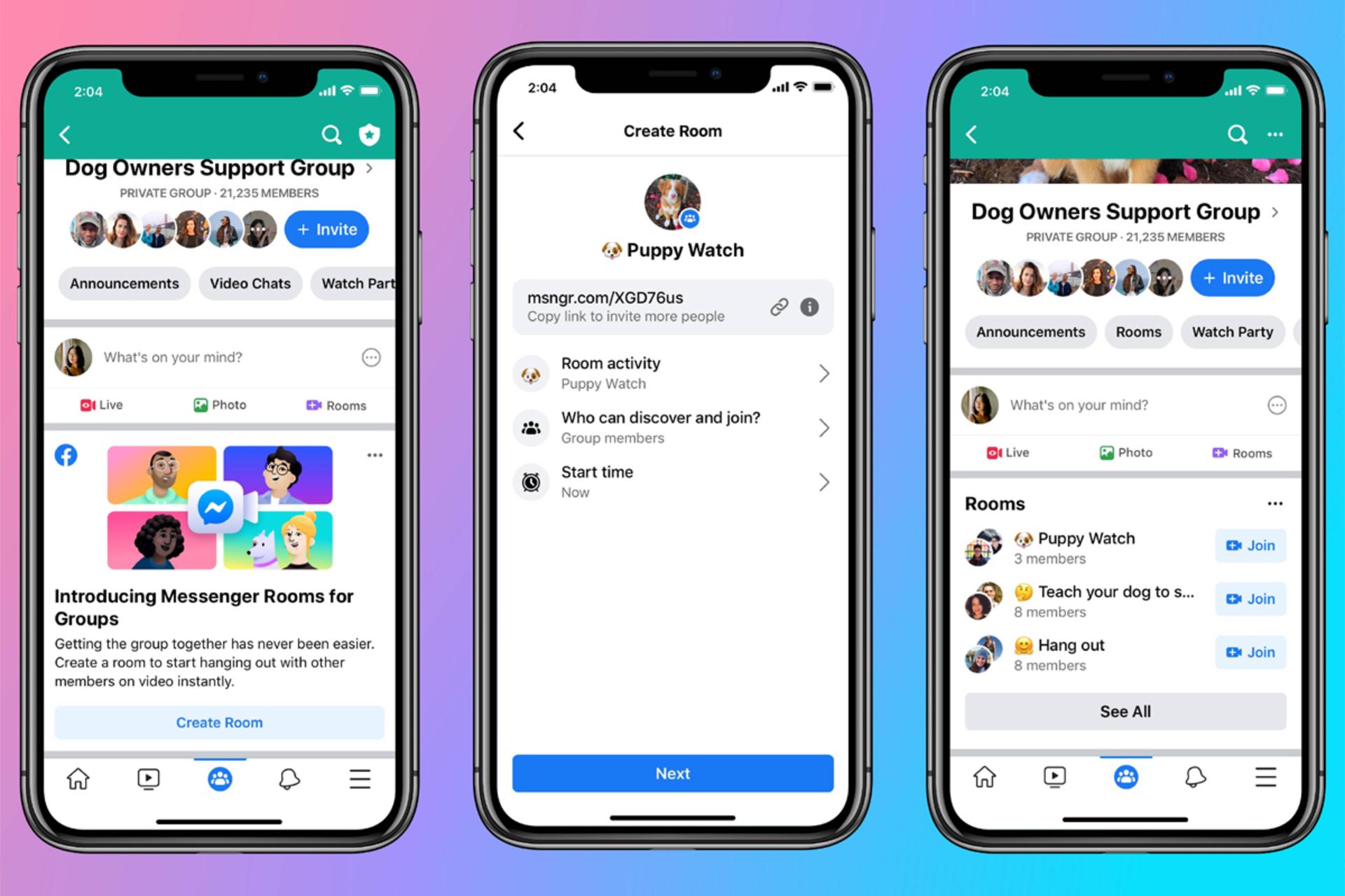 فیسبوک مسنجر رومز / Facebook Messenger Rooms 