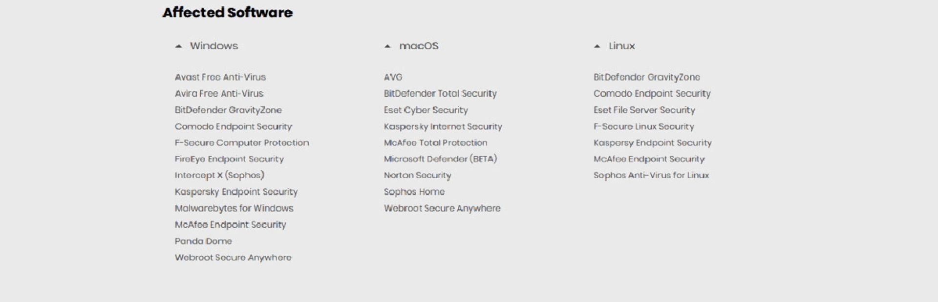 باگ امنیتی آنتی ویروس