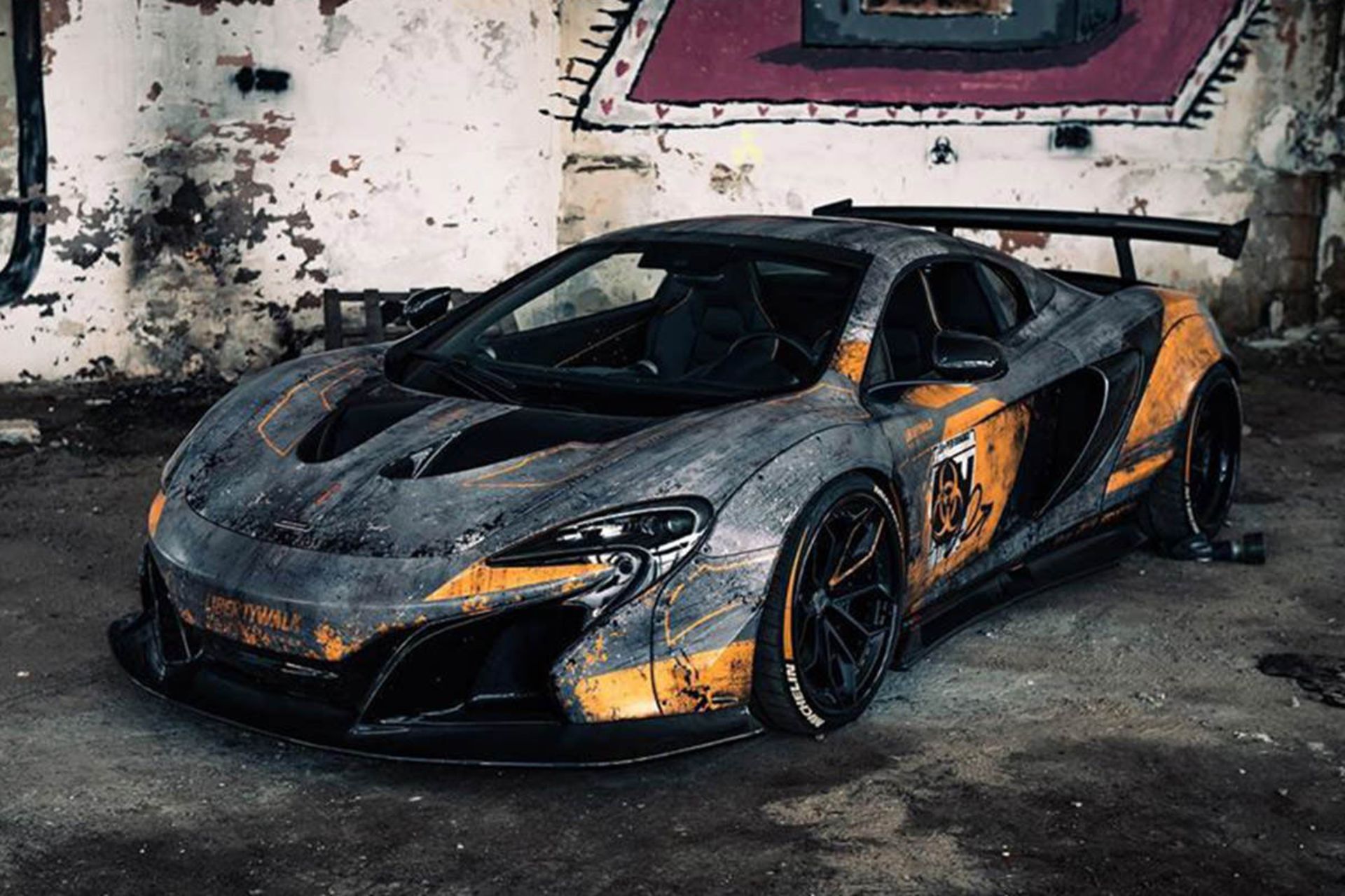 مک‌لارن 650S اسپایدر با تیونینگ لیبرتی واک