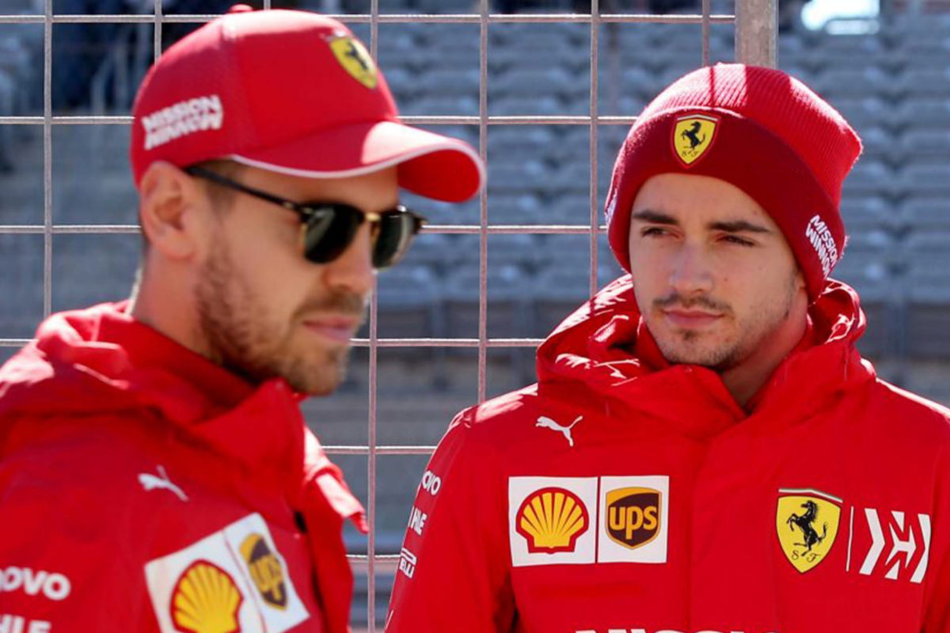 مرجع متخصصين ايران  Sebastian Vettel & Charles Leclerc