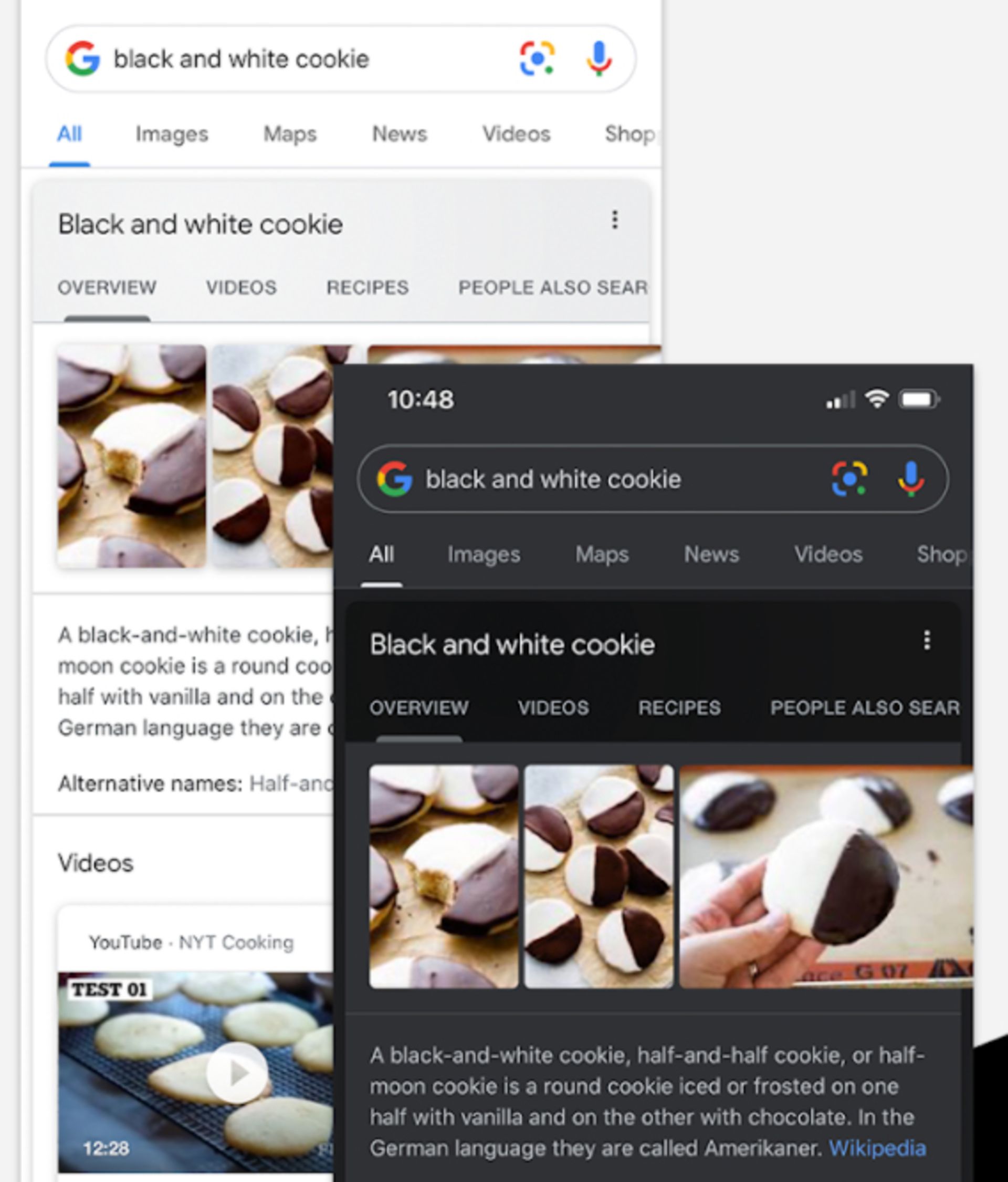 دارک مود گوگل / Google Dark Mode