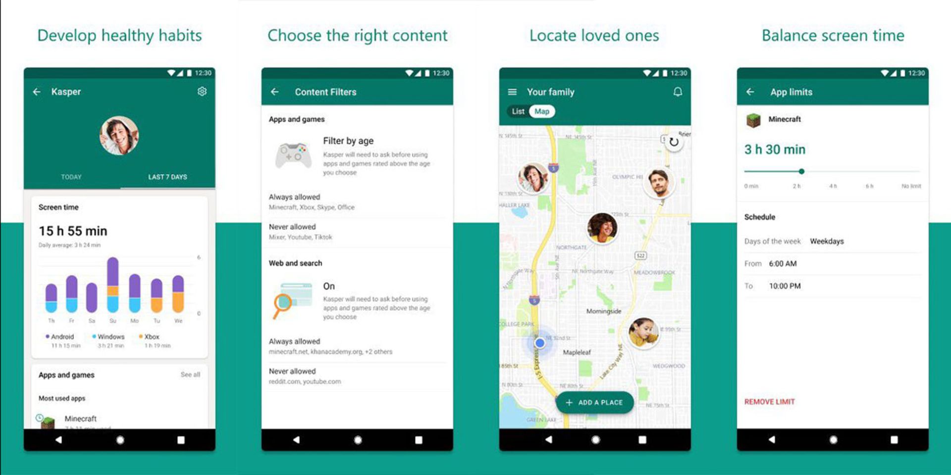 اپلیکیشن Family Safety مایکروسافت