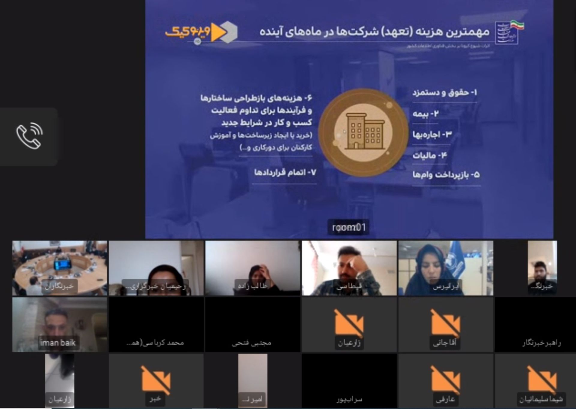 تاثیر کرونا