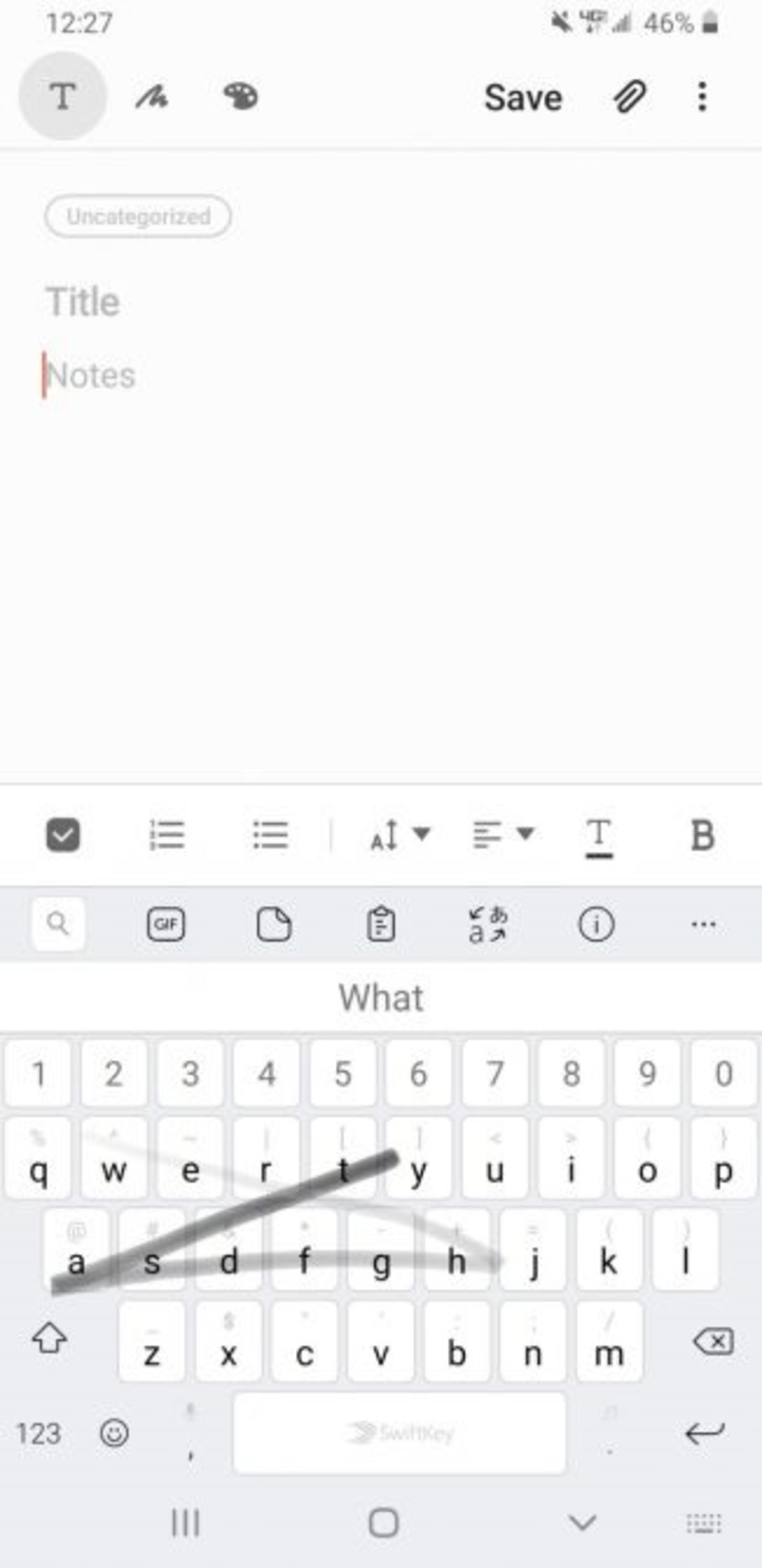 استفاده از قابلیت Swipe Typing - 2