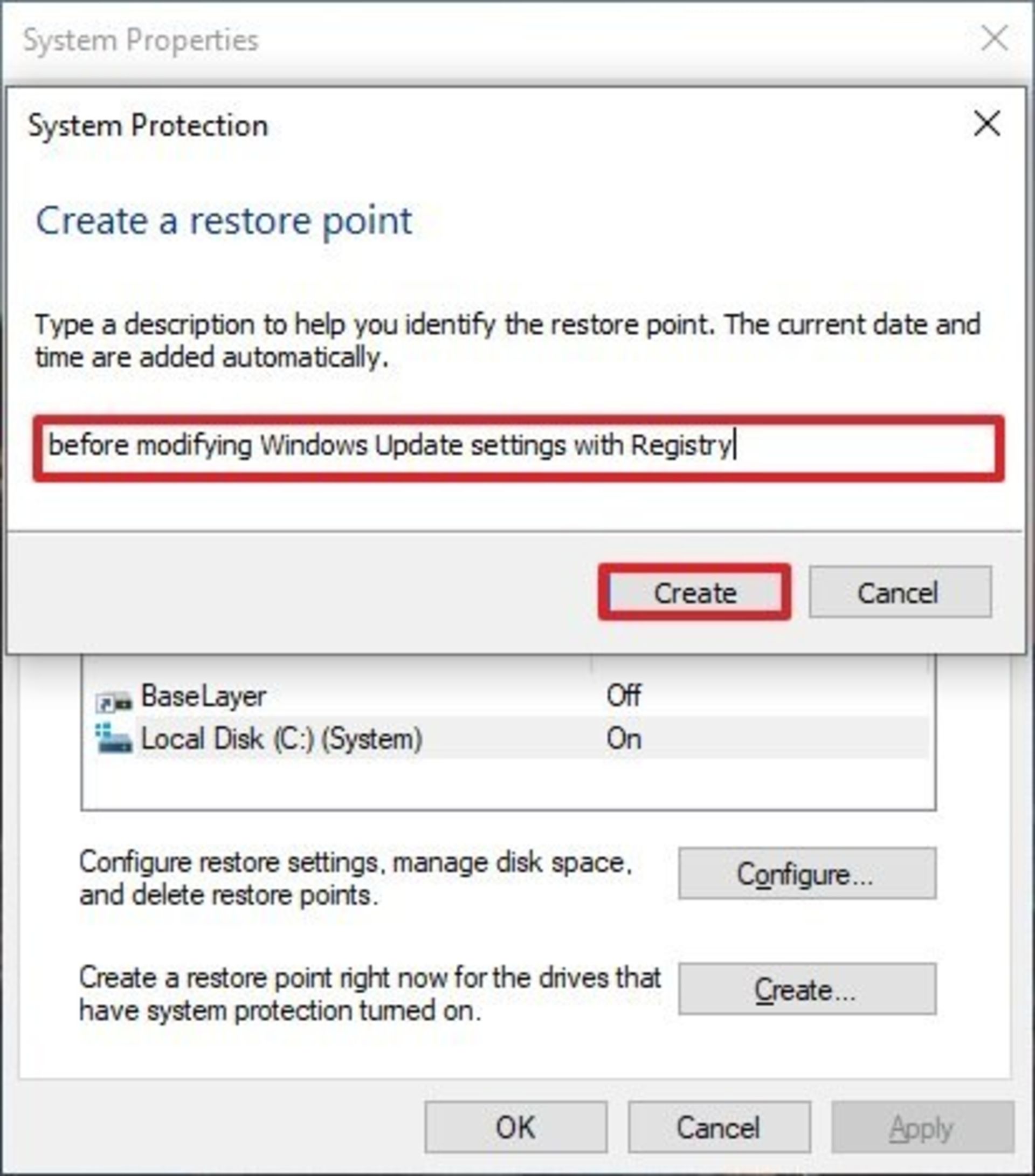 سیستم ریستور ویندوز 10 / Windows 10 System Restore