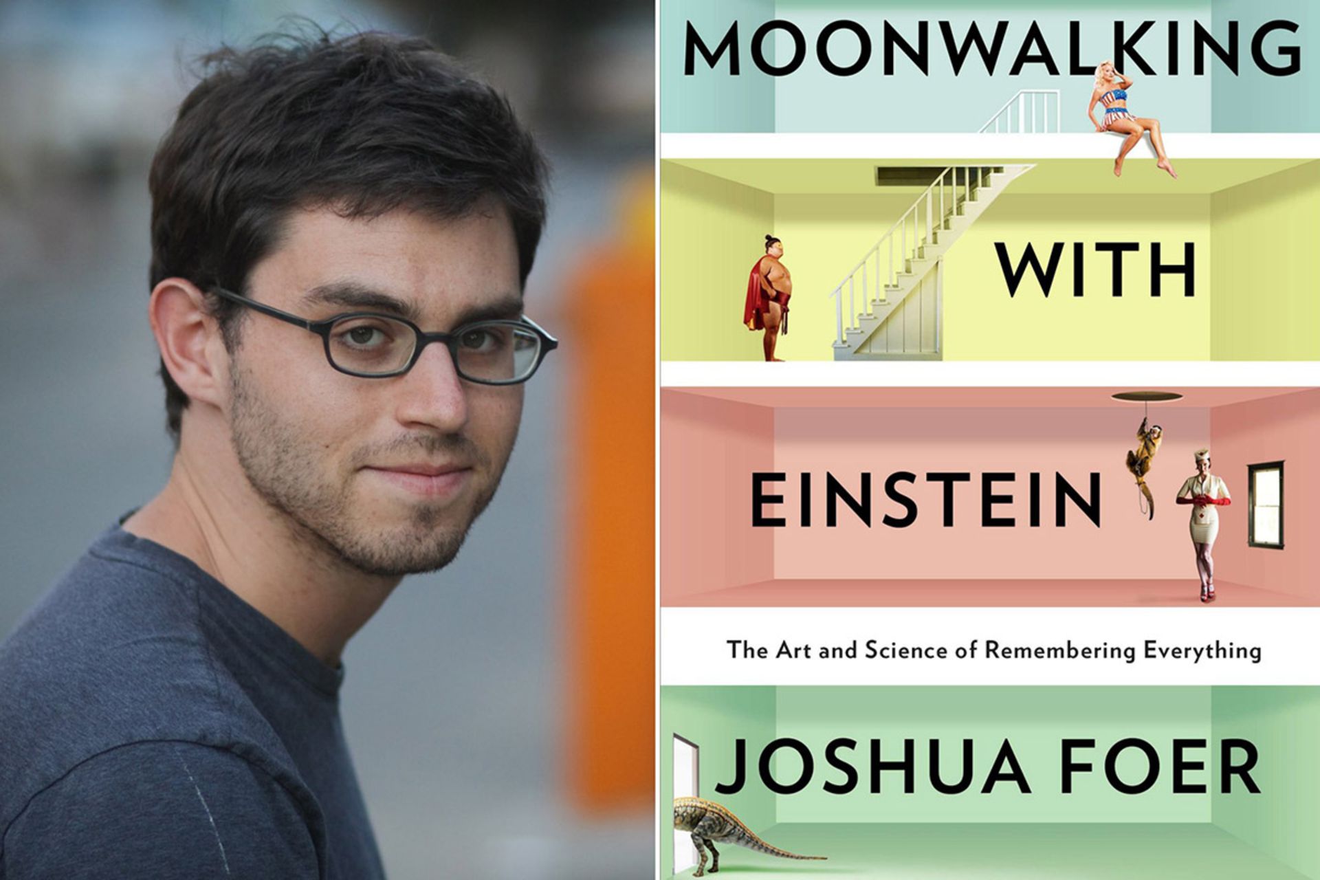 کتاب قدم زدن روی ماه با انیشتین جاشوا فوئر/moonwalking with eistein by joshua foer book