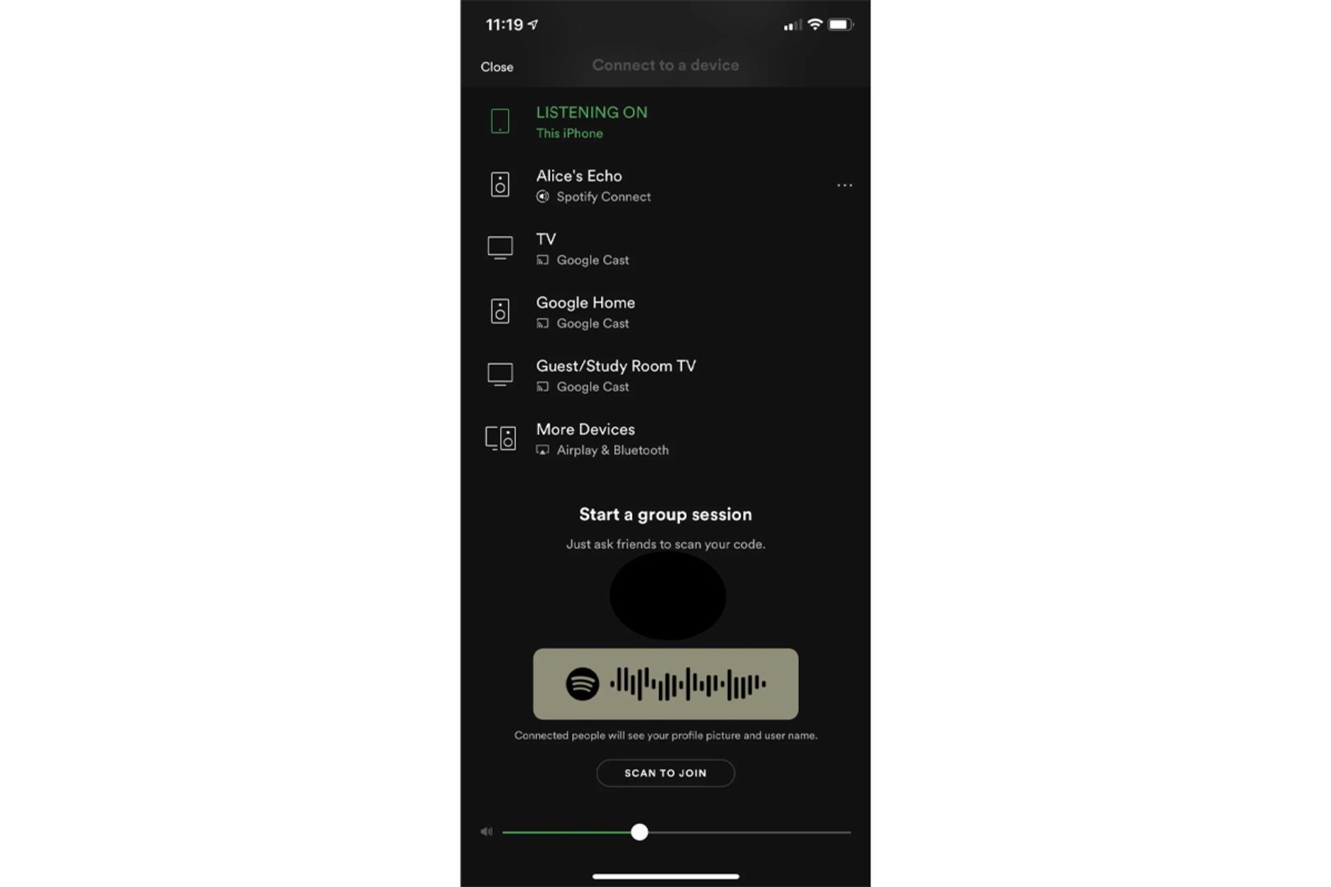 قابلیت اسپاتیفای Spotify Group Session