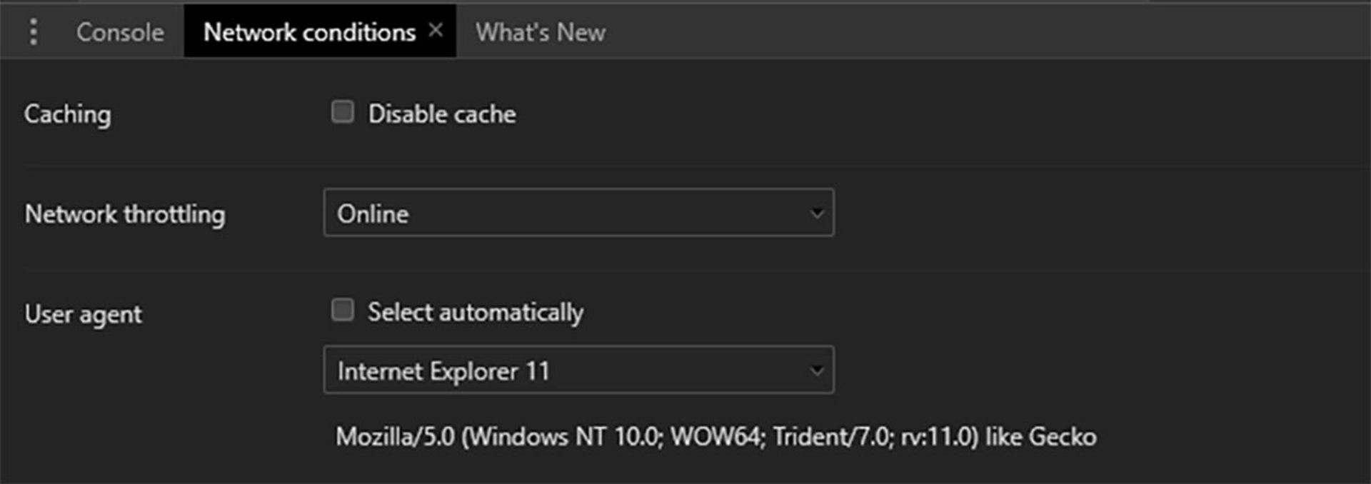 تغییر User Agent در گوگل کروم