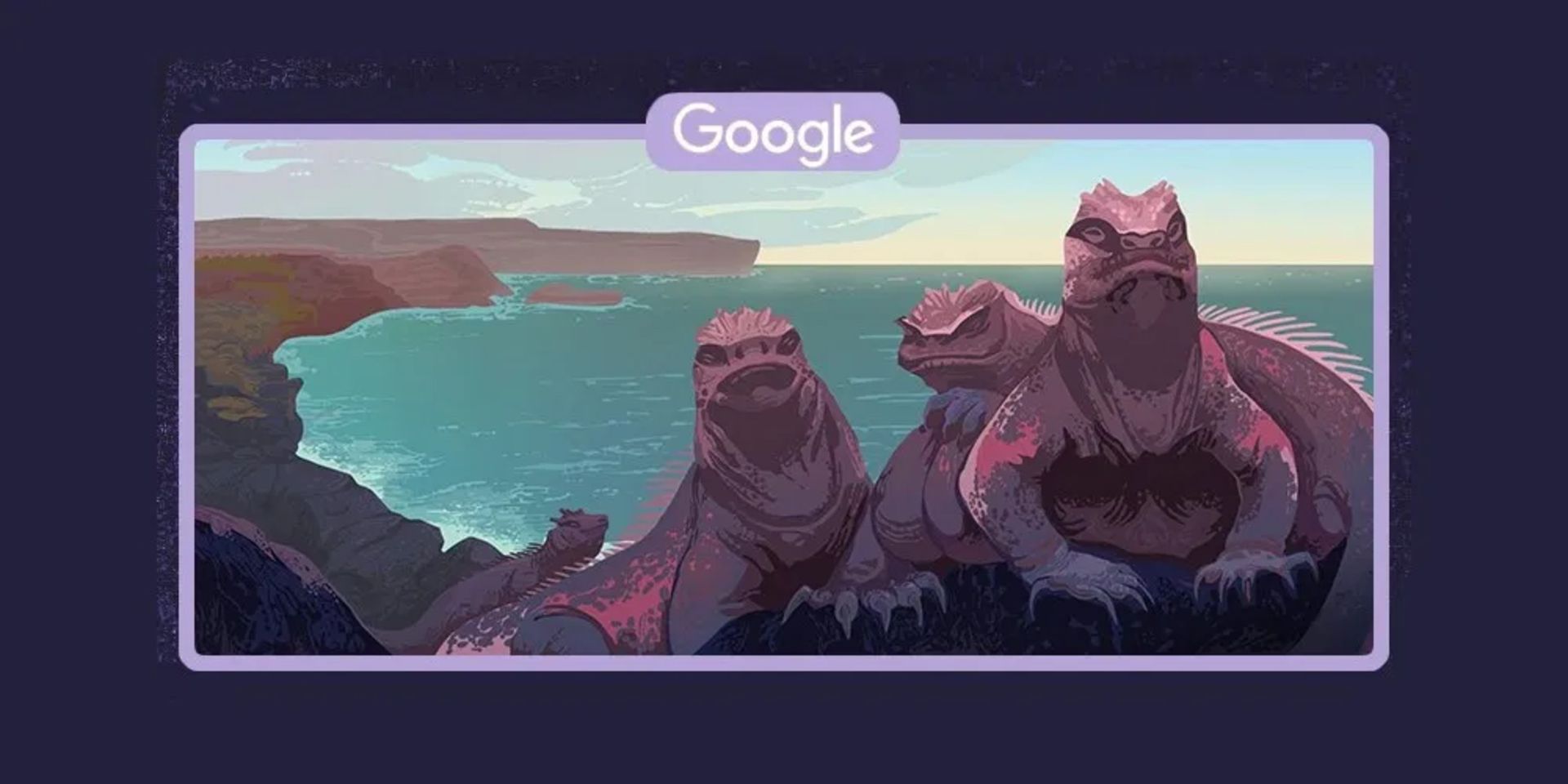 دودل گوگل مجمع‌الجزایر گالاپاگوس