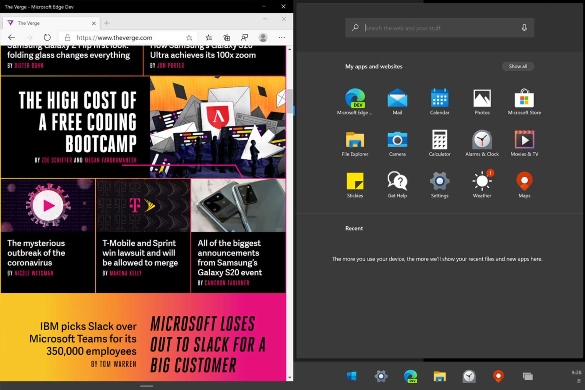 ویندوز 10 ایکس مایکروسافت / Microsoft Windows 10X