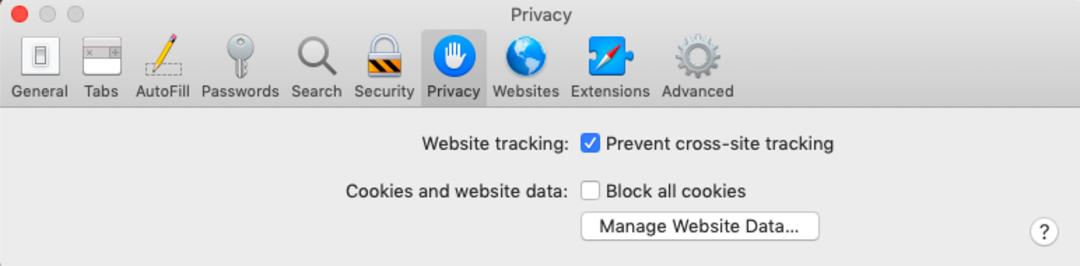 safari privacy