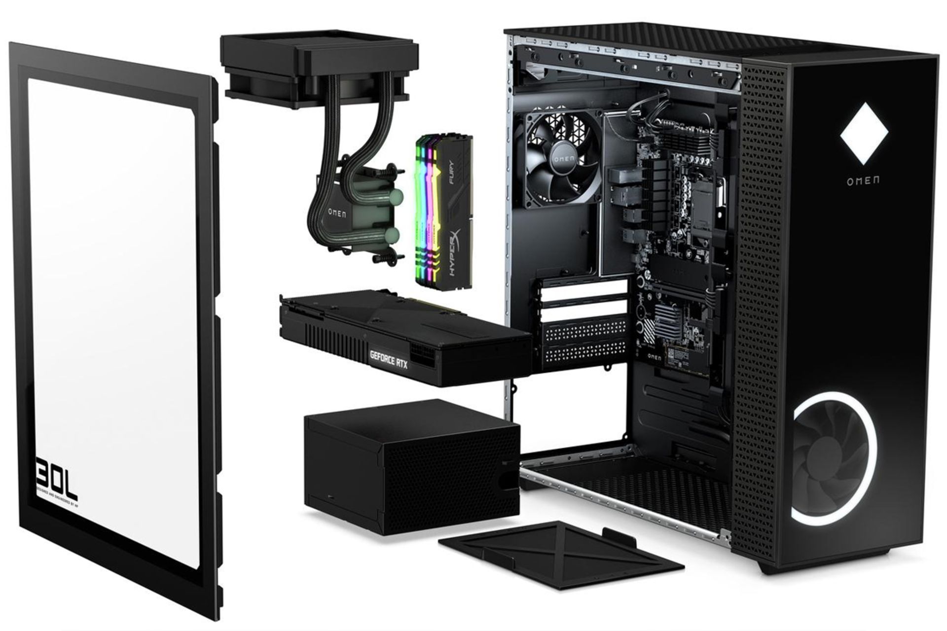 اچ پی اومن 30 ال 25 ال / HP Omen 30L 25L