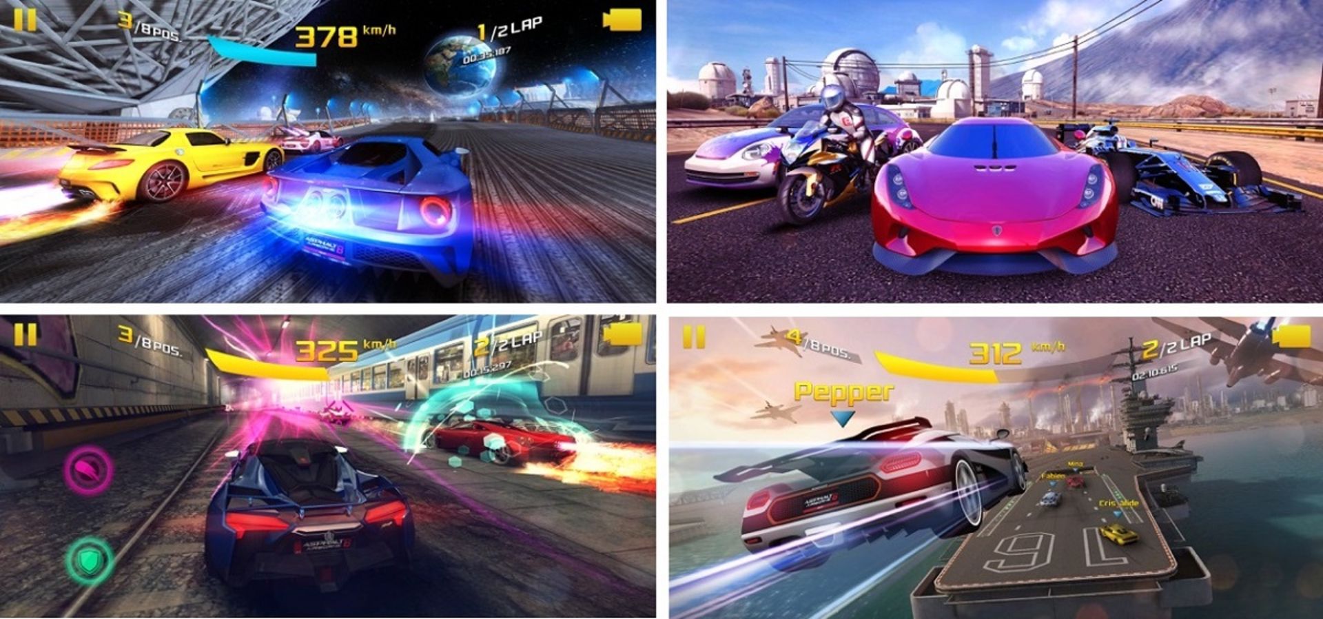 اسکرین شات بازی Asphalt 8 - Drift Racing Game