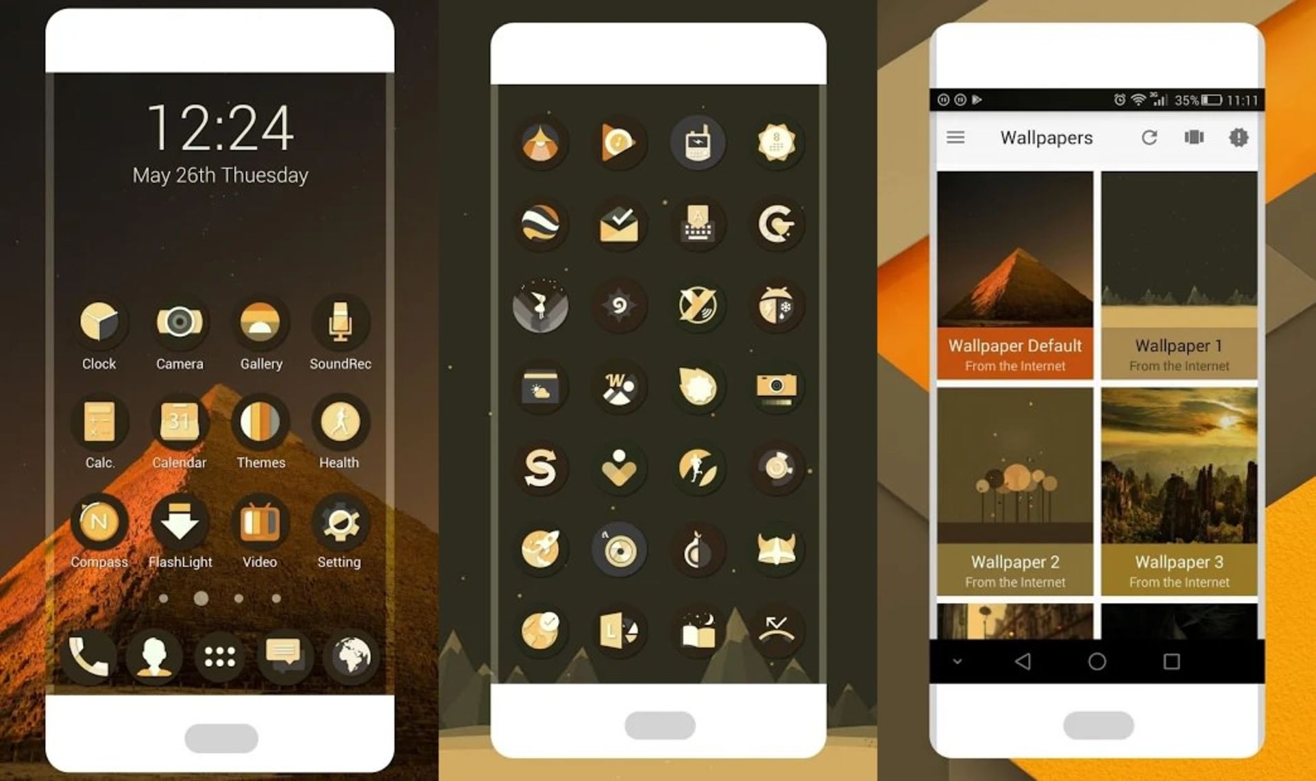 اسکرین شات اپلیکیشن Retro O Icon Pack