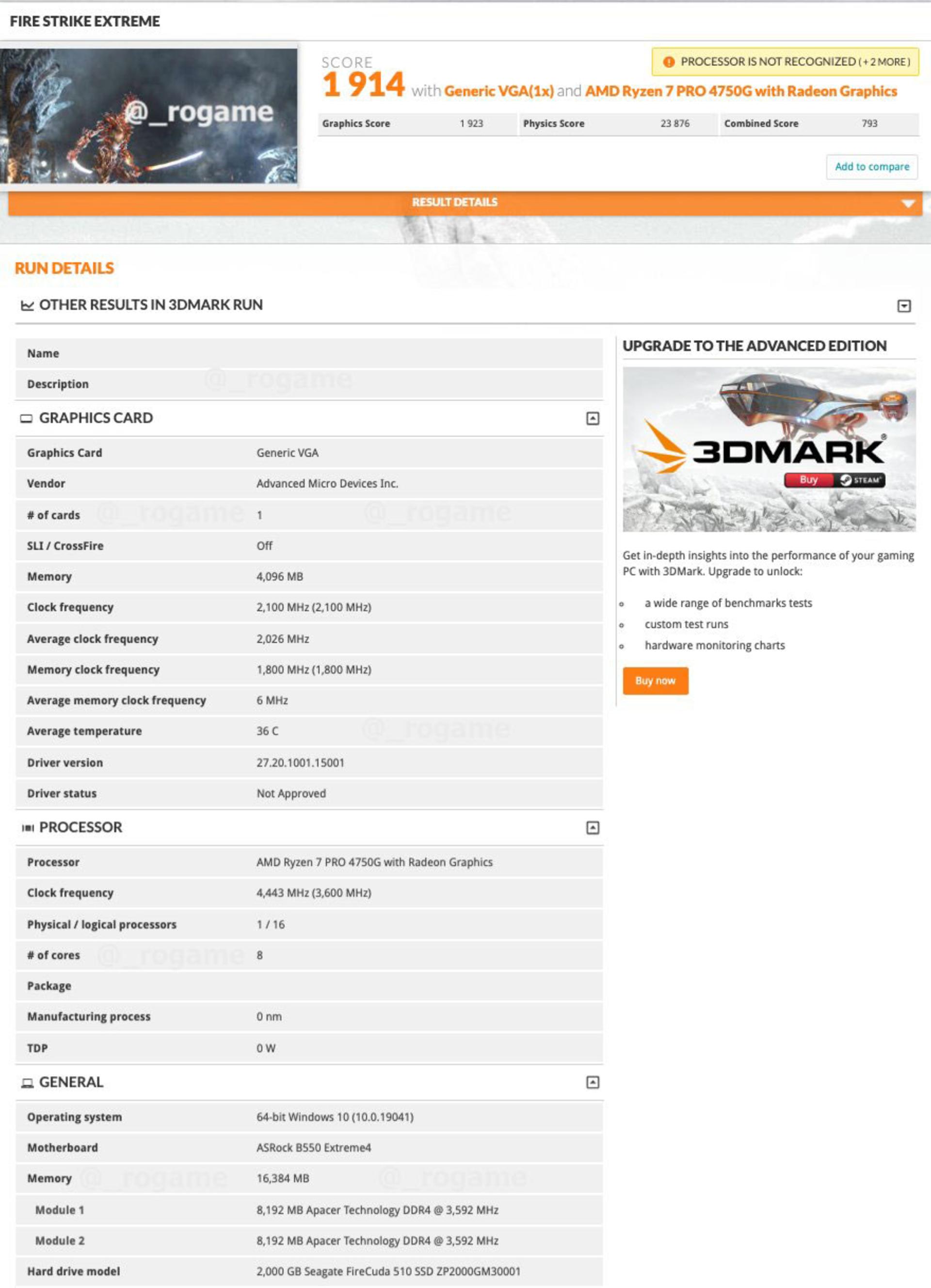 بنچمارک Ryzen 4000 Renoir APU