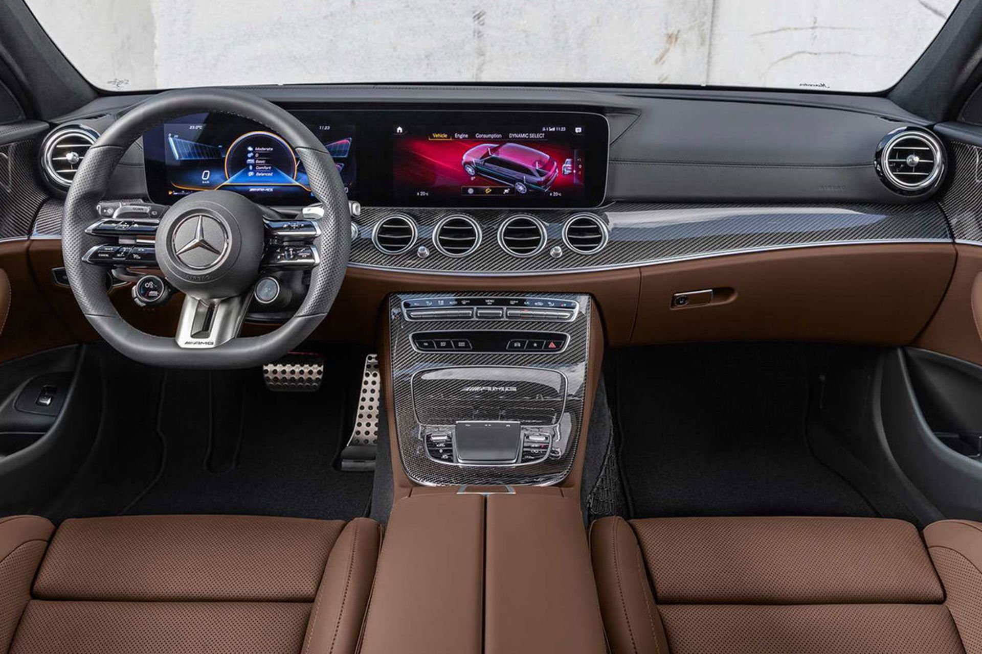 فضای لوکس داخل مرسدس بنز E63 S AMG