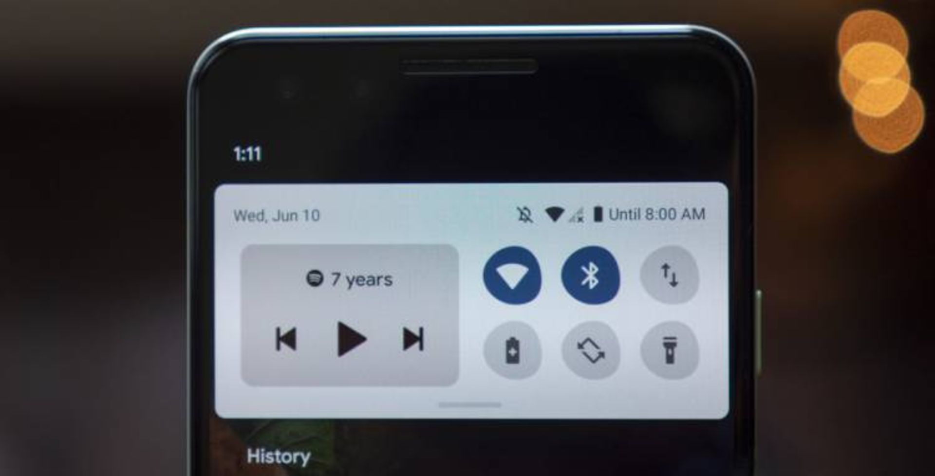 صفحه نمایش اندروید 11