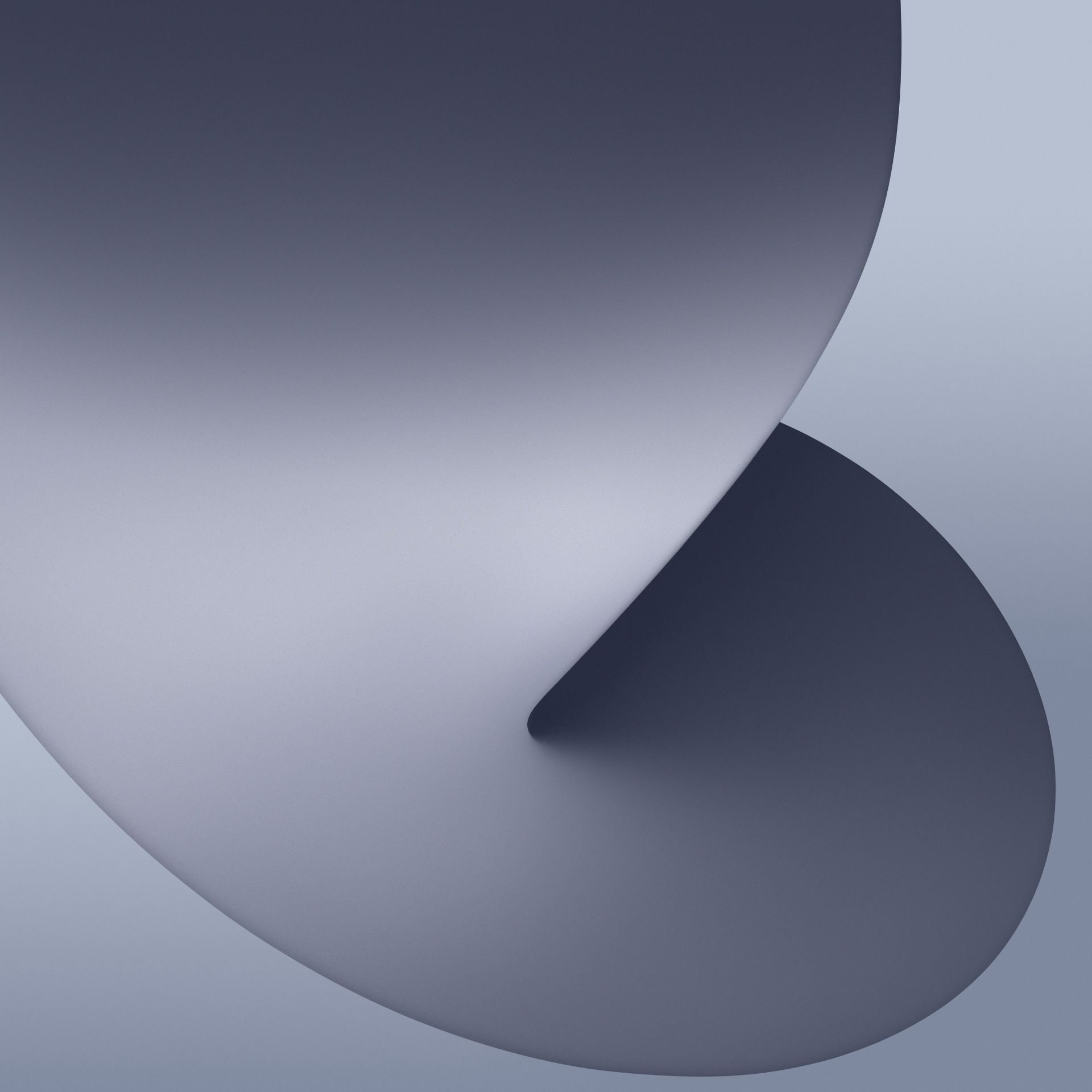 والپیپر iPadOS 14 رنگ نقره ای و خاکستری