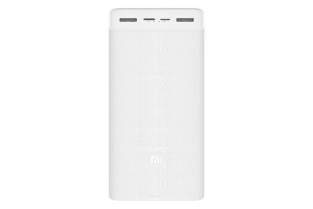 می پاوربانک شیائومی کوئیک شارژ ادیشن ۳۰۰۰۰ میلی آمپرساعت رنگ سفید / Xiaomi Mi Power Ban 3 Quick Ch