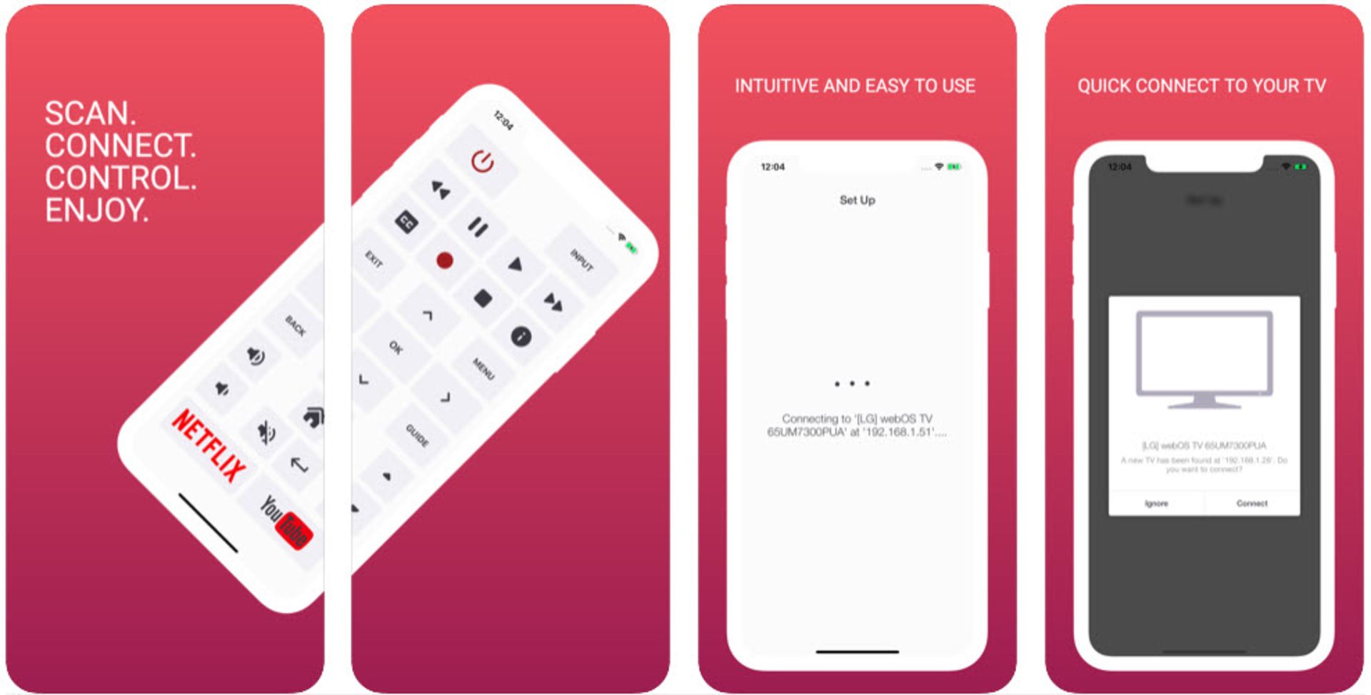 اسکرین شات اپلیکیشن All Smart Remote Controls TV