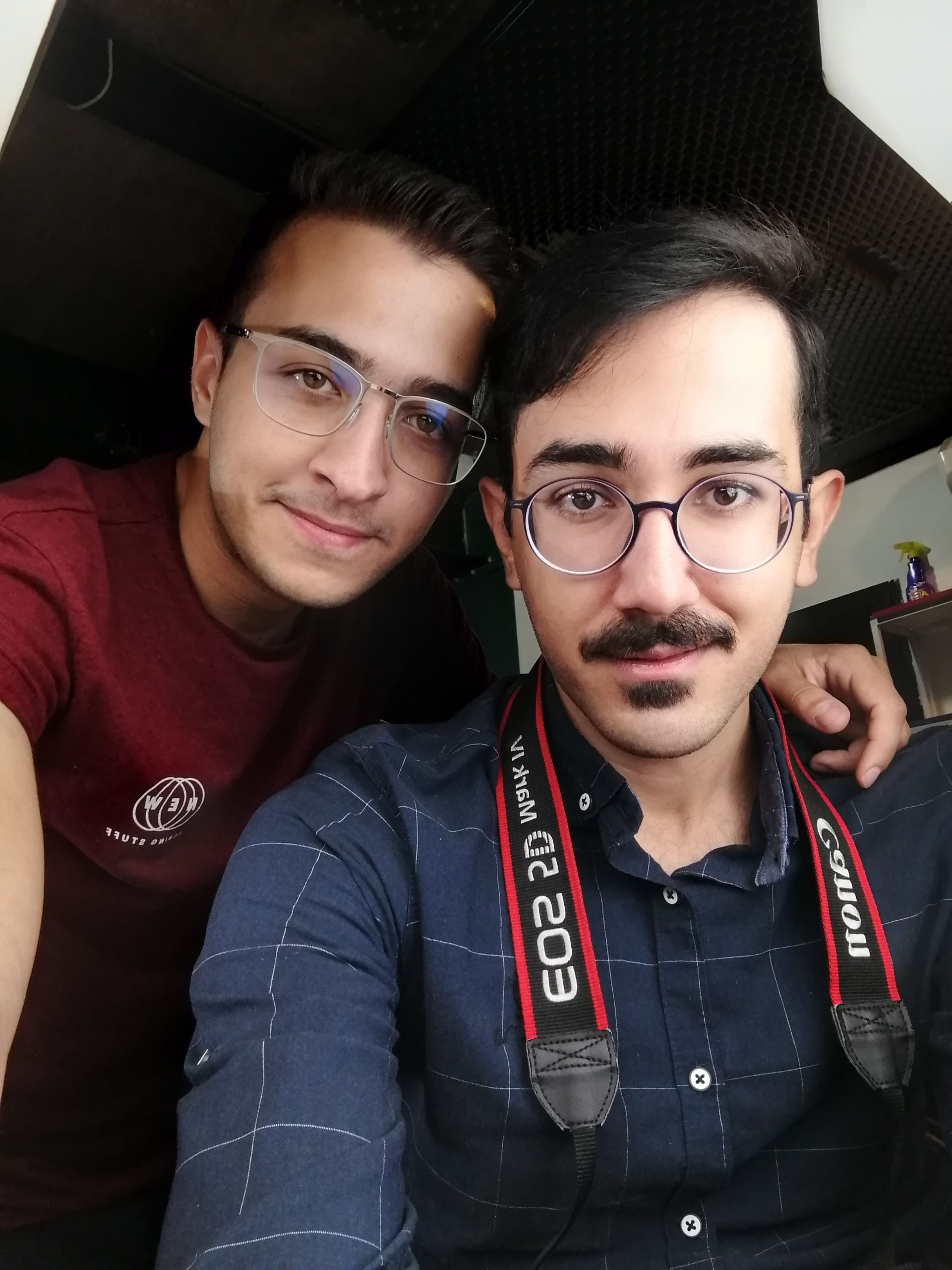 عکس سلفی کیوان هندی و صدرا مخملی