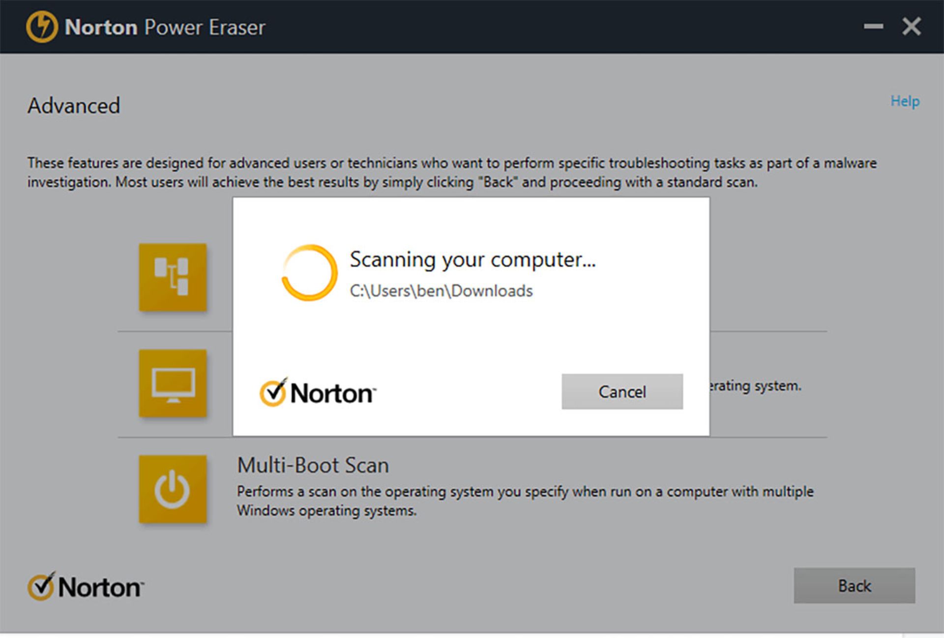 آنتی ویروس Norton Power Eraser