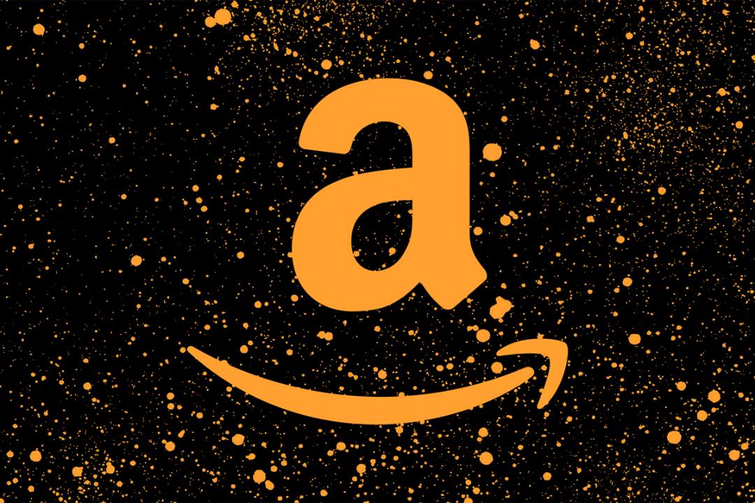 لوگو آمازون / Amazon طرح گرافیکی طلایی