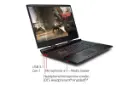 HP OMEN 15-DC1088 G2 / لپ تاپ اچ پی اومن / نمای کنار / پورت ها