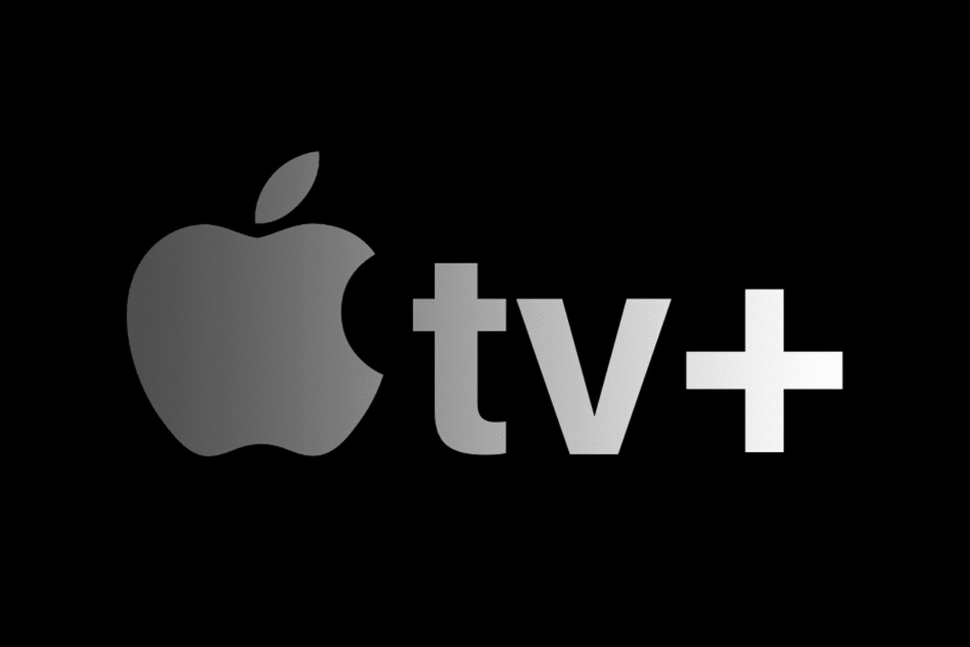 لوگو سفید اپل تی وی پلاس / Apple TV Plus