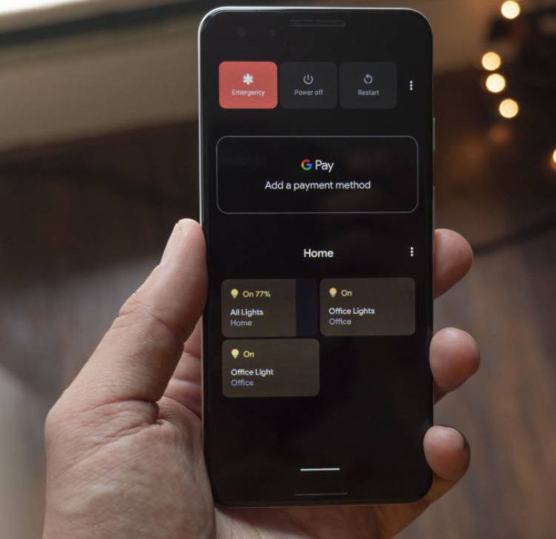 صفحه نمایش اندروید 11