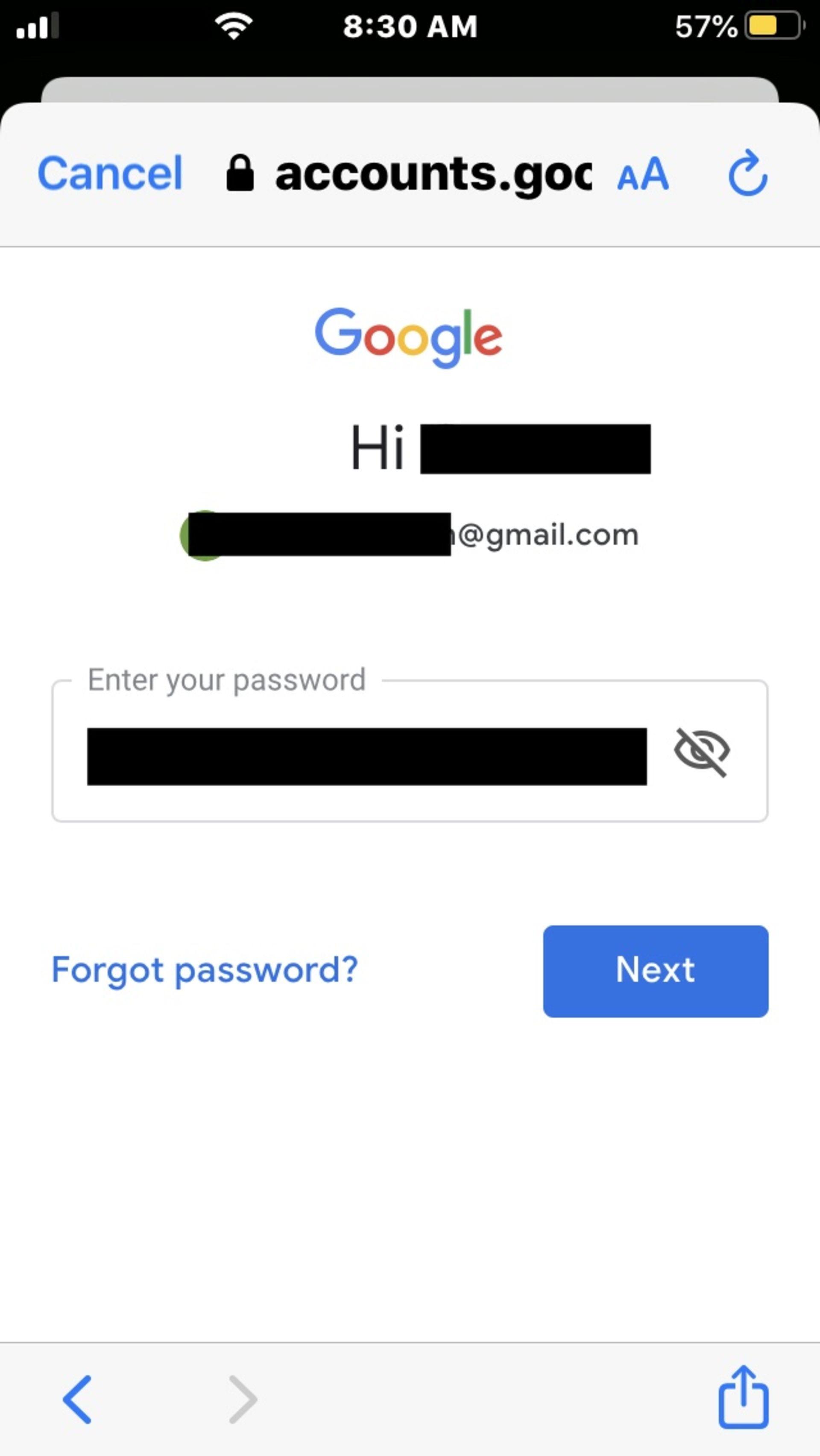 فعال کردن APP برای حساب کاربری در iOS