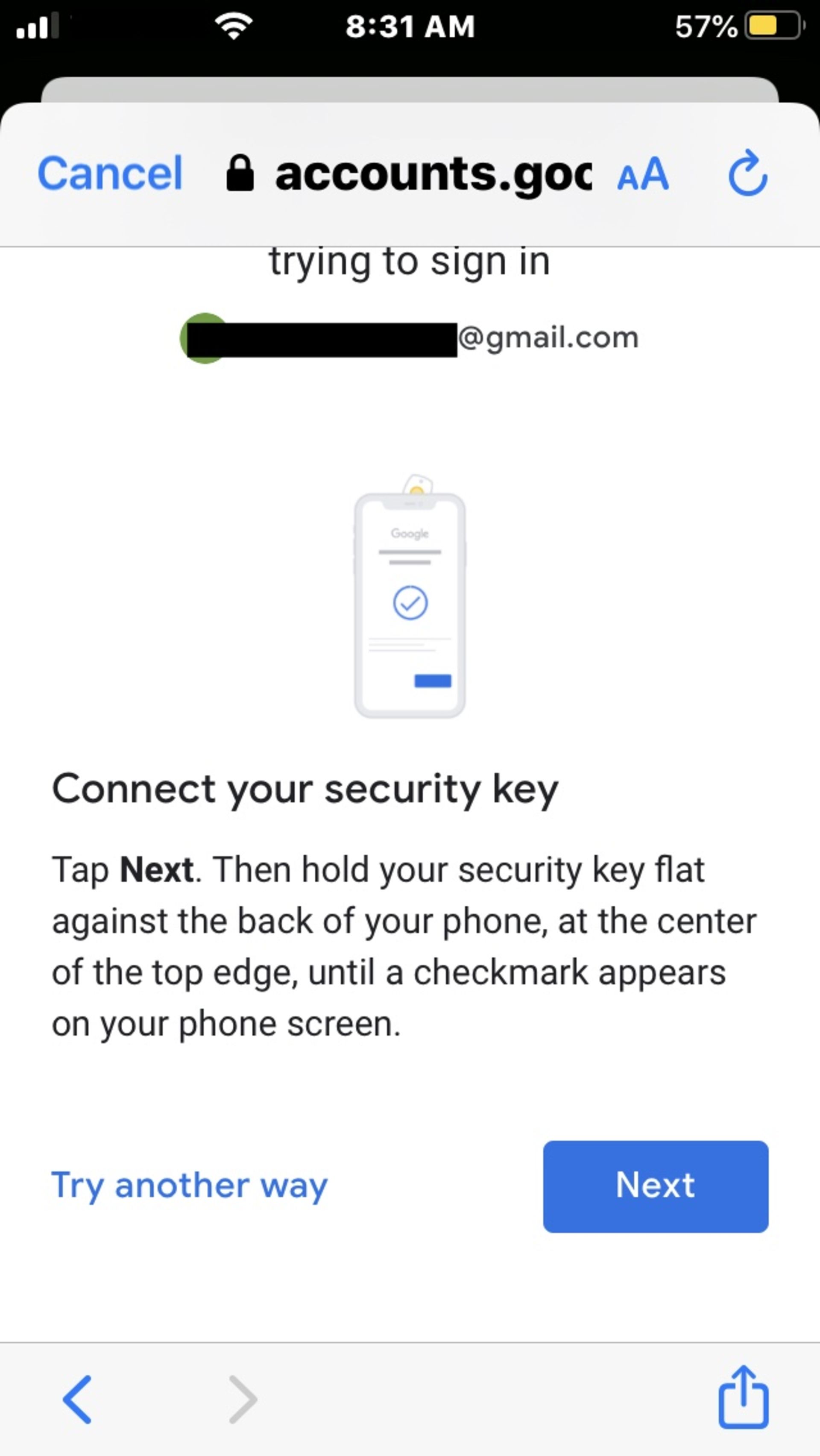 راه اندازی APP برای حساب کاربری در iOS