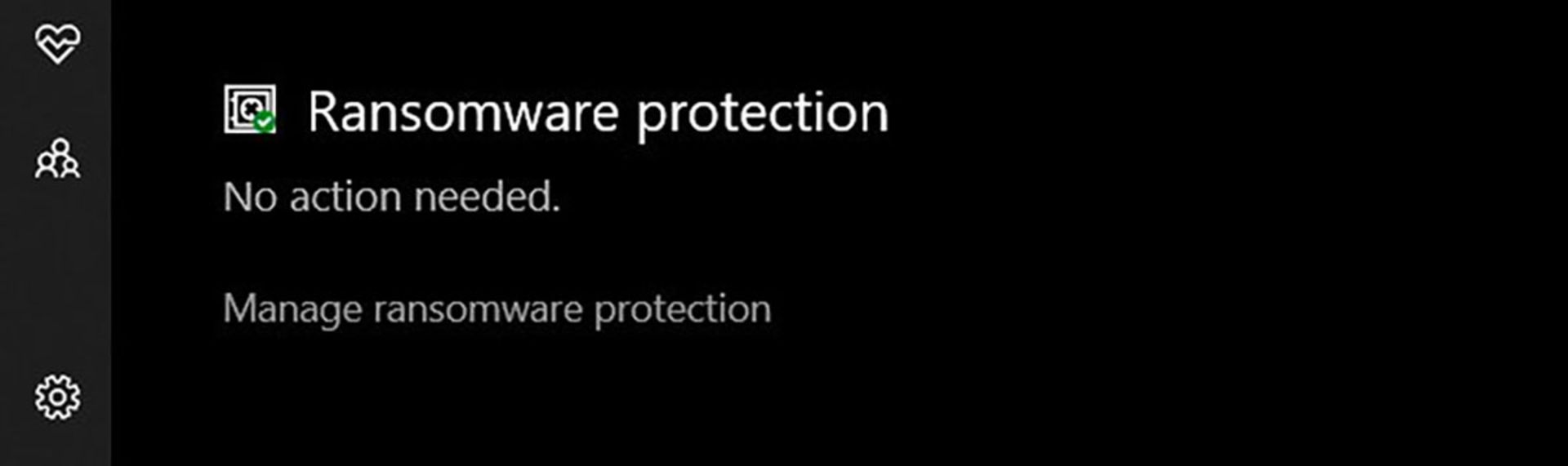 Ransomware Protection ویندوز ۱۰
