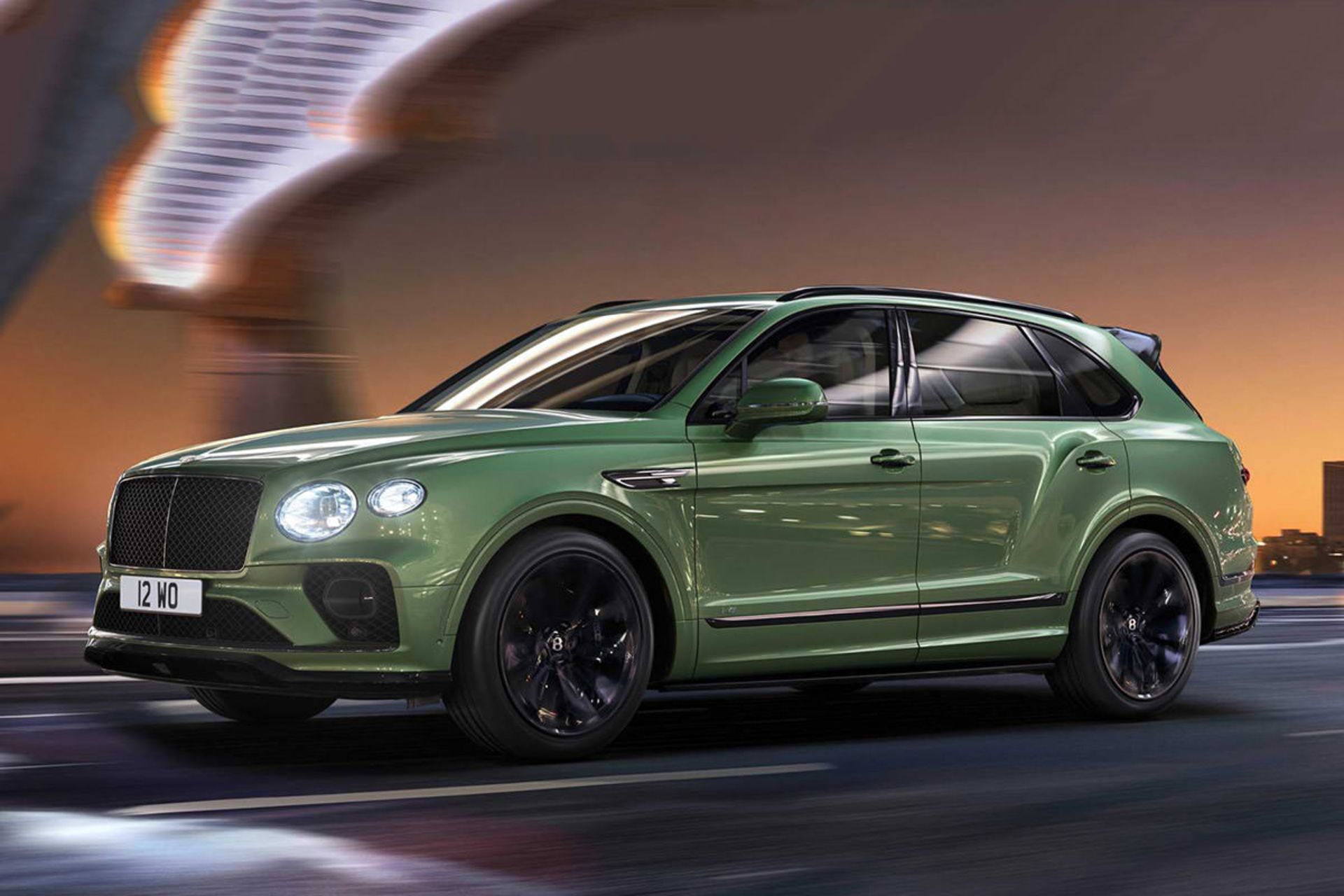 مرجع متخصصين ايران خودرو شاسي بلند / suv بنتلي بنتايگا / Bentley Bentayga با رنگ سبز