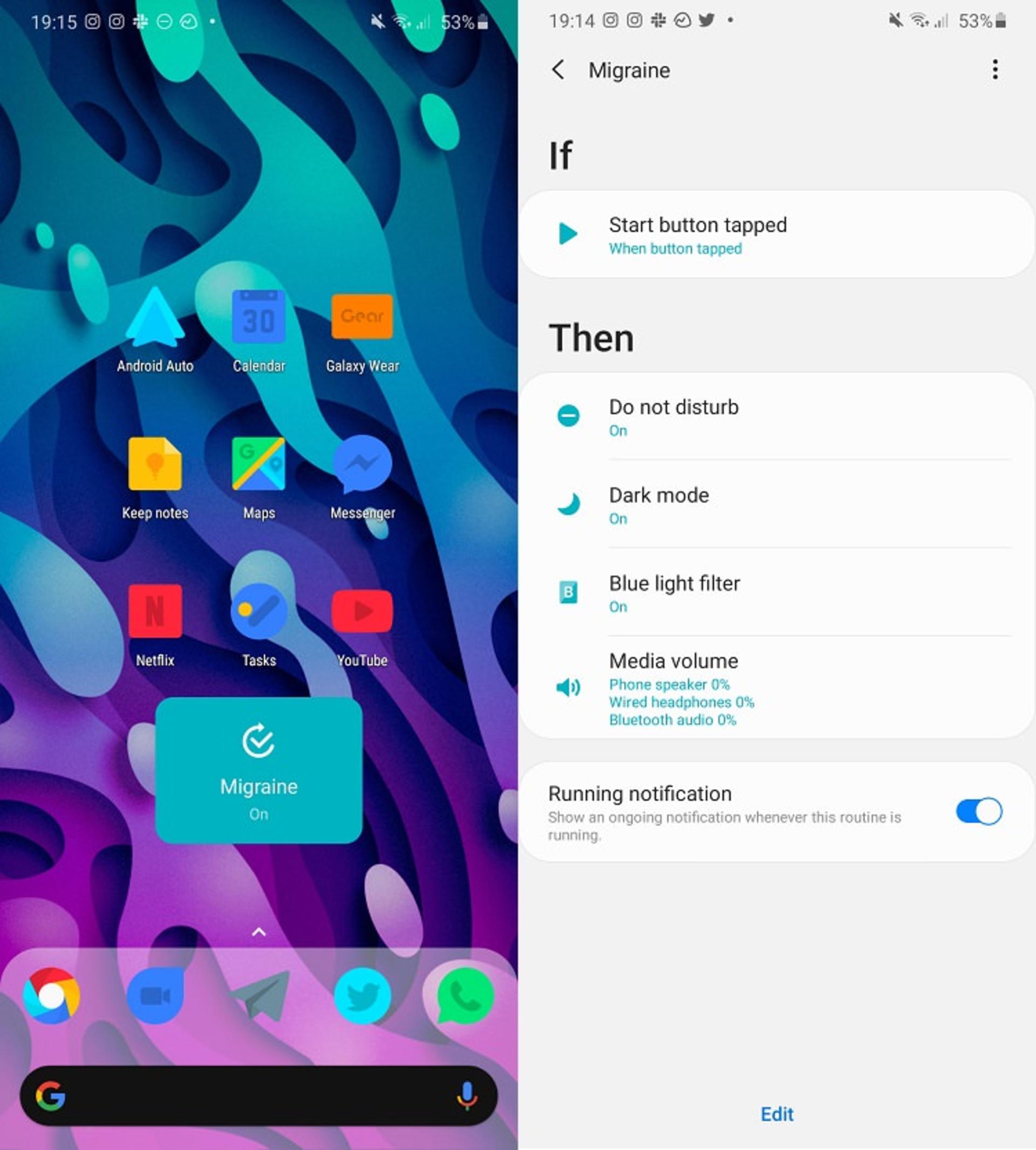 bixby routines