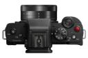 دوربین پاناسونیک لومیکس Panasonic Lumix DC-G100 نمای جلو بالا و دکمه های کنترل / Panasonic Lumix D