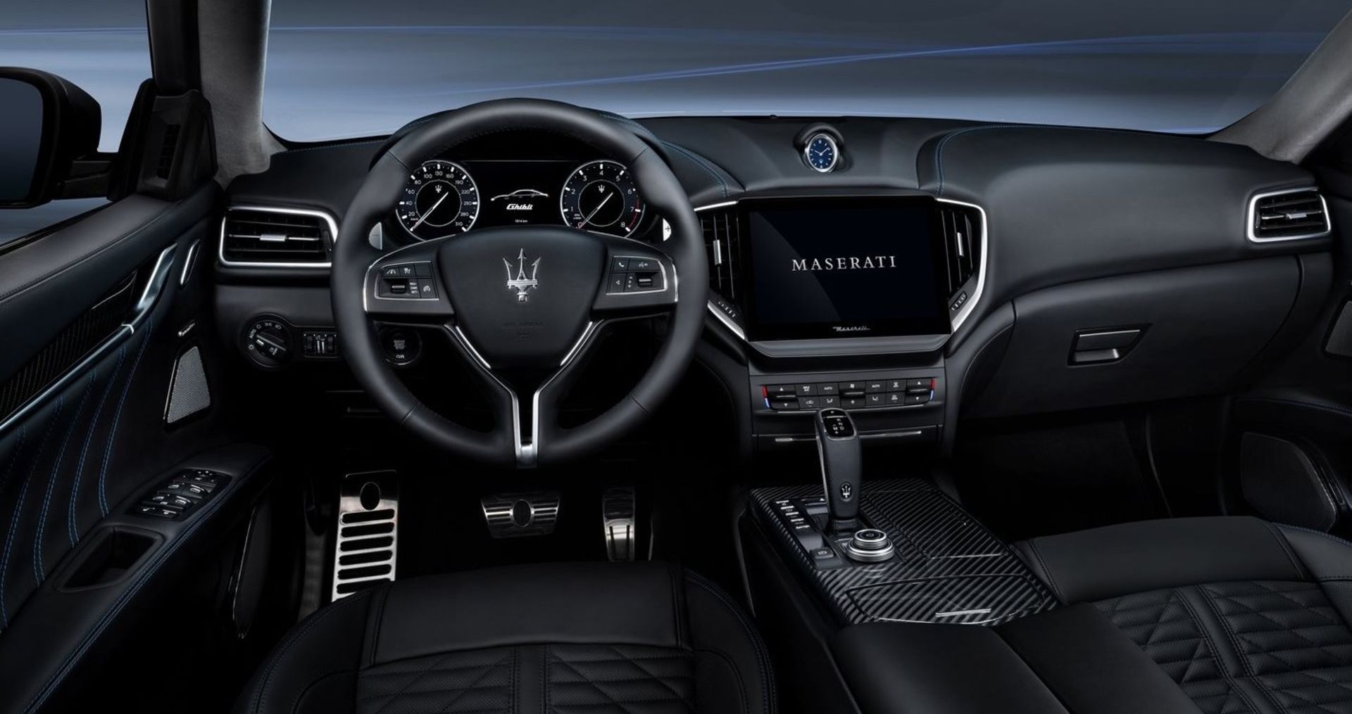 مرجع متخصصين ايران Maserati Ghibli Hybrid مازراتي هيبريد گيبلي - نماي كابين