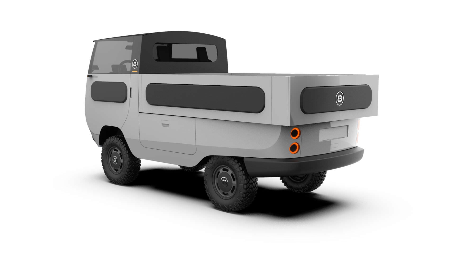 خودروی الکتریکی ماژولار / eBussy Modular electric car کامیون برقی